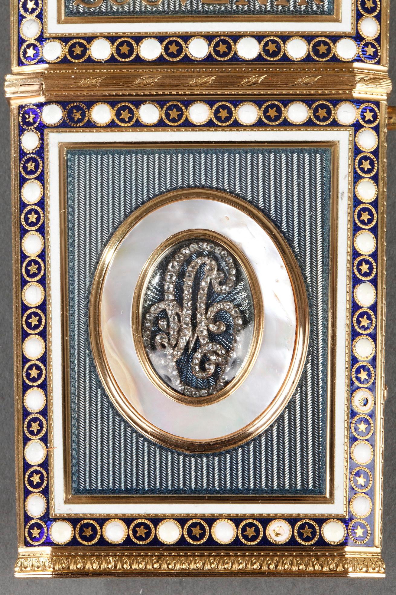 Tablet Case in Gold with Enamel, Late 18th Century 5