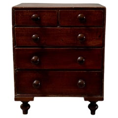 Antique Tabletop Chest of Drawers
