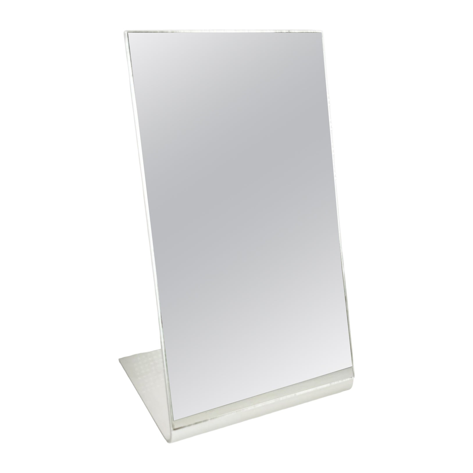 Tischspiegel aus Aluminium und Glas, Frankreich, 20.
