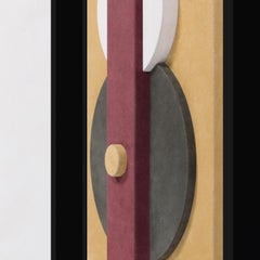 Tabou Escultura Decorativa de Pared con Marco Negro #1