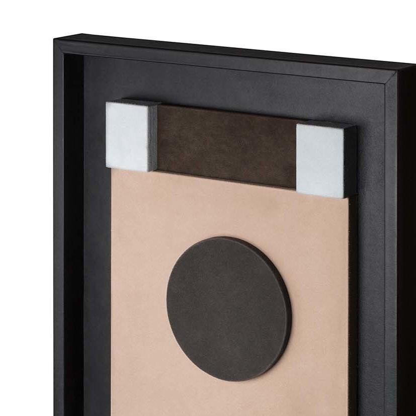 Italian Tabou Decorative Wall Sculpture with Black Frame #2