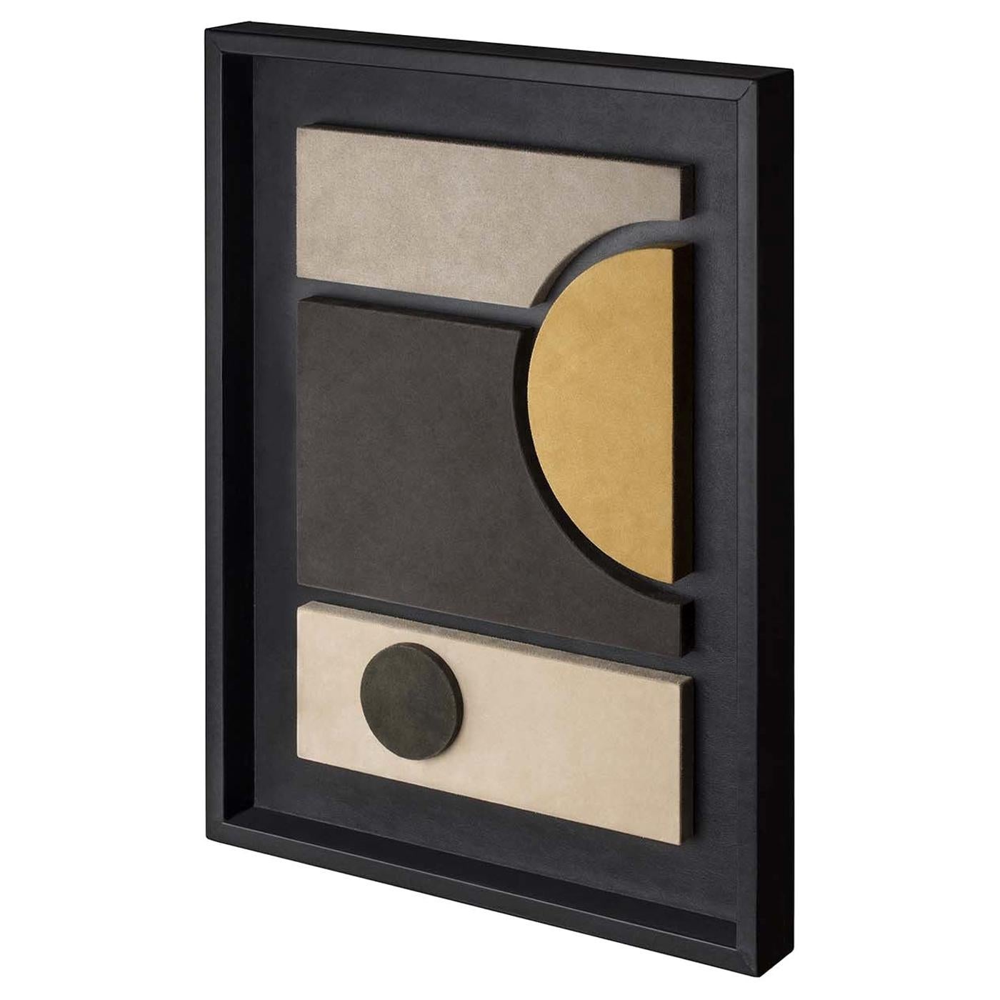 Tabou Decorative Wall Sculpture with Black Frame #4