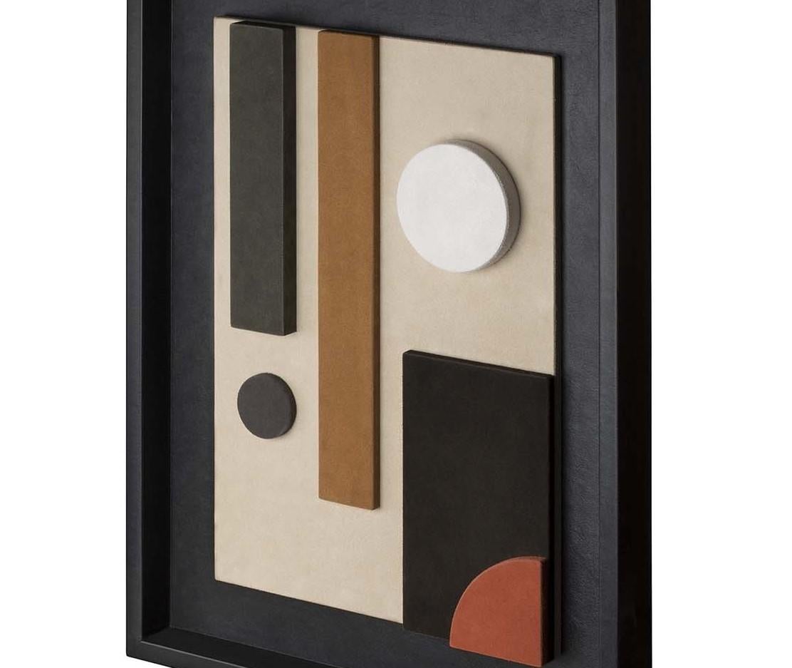 Tabou Decorative Wall Sculpture with Black Frame #6 In New Condition For Sale In Milan, IT