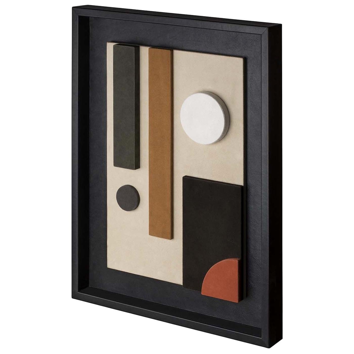 Scultura decorativa da parete Tabou con cornice nera #6 in vendita