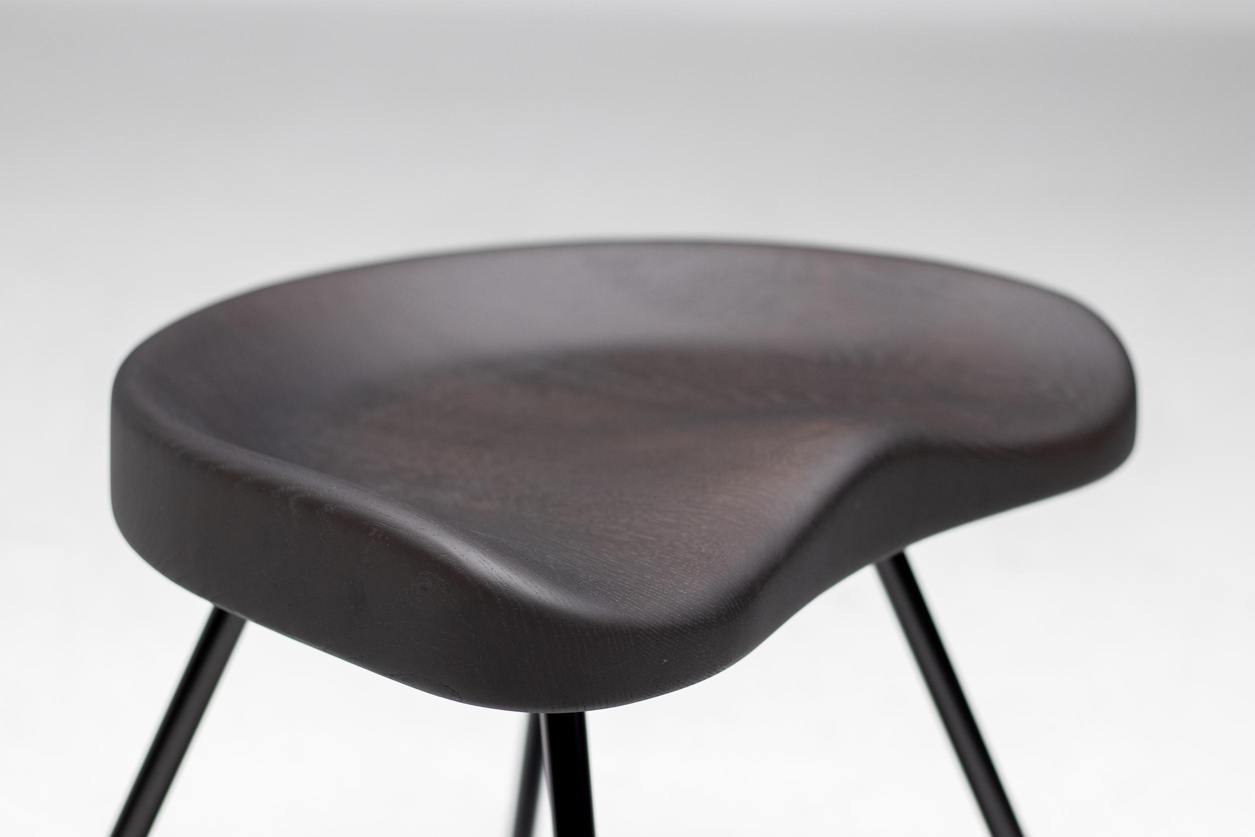 Mid-Century Modern Tabouret 307 Stool by Jean Prouvé for Vitra For Sale