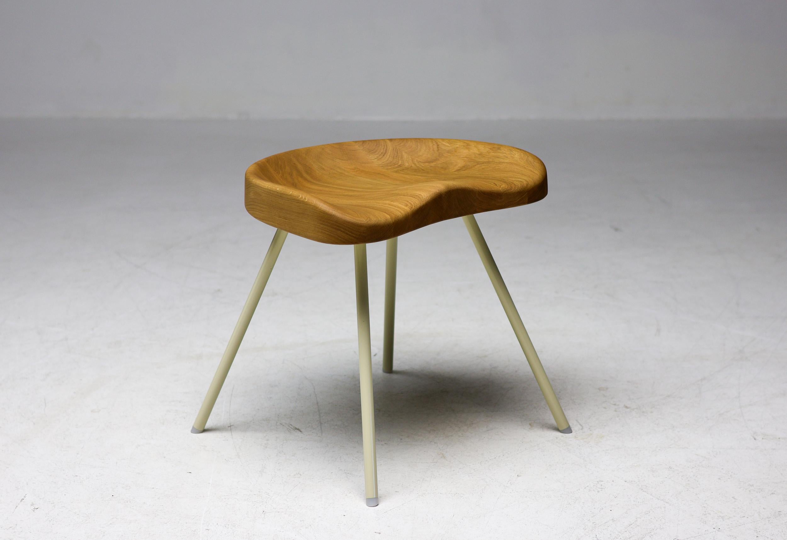 French Tabouret 307 Stool by Jean Prouvé for Vitra For Sale