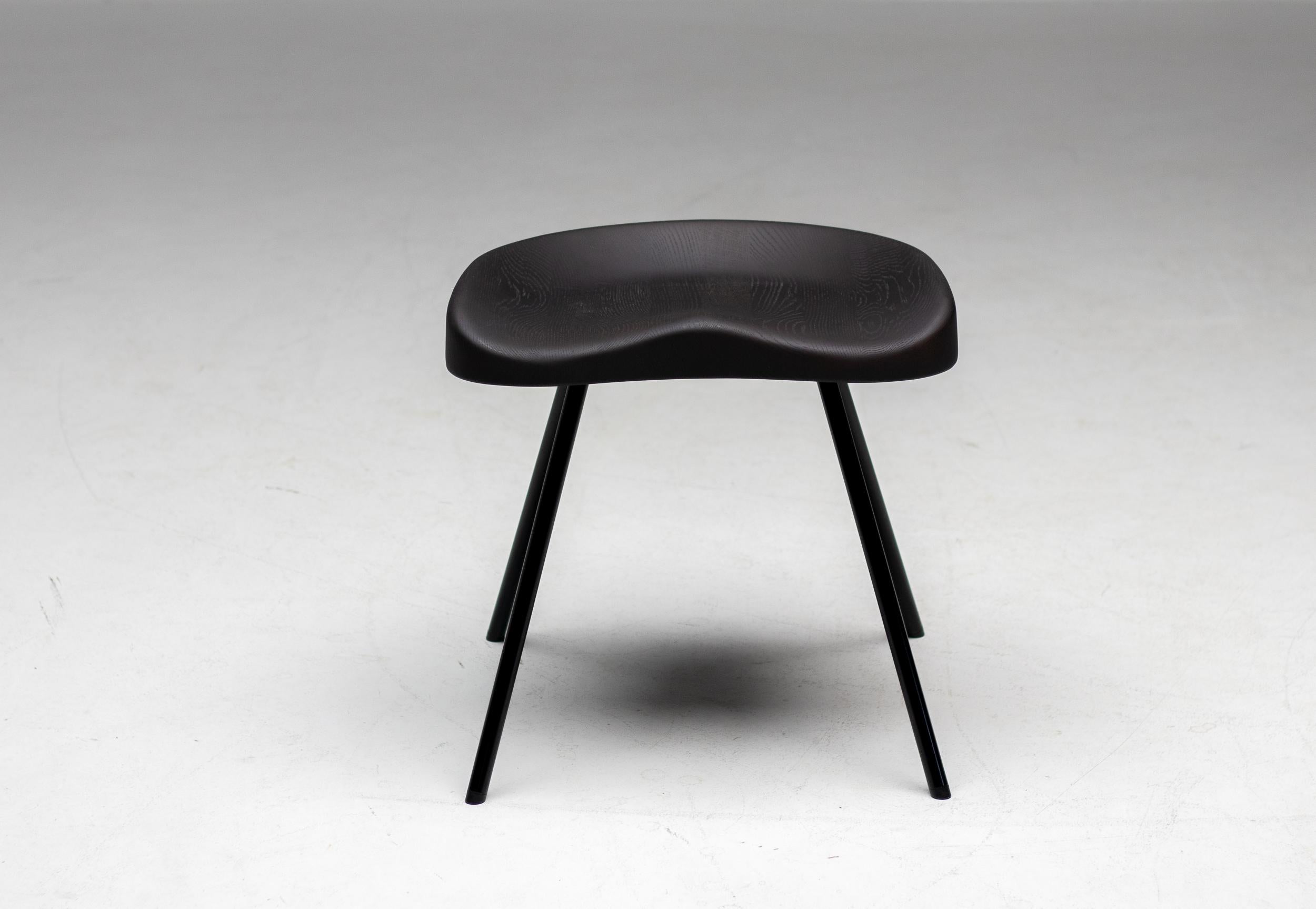 Stained Tabouret 307 Stool by Jean Prouvé for Vitra For Sale
