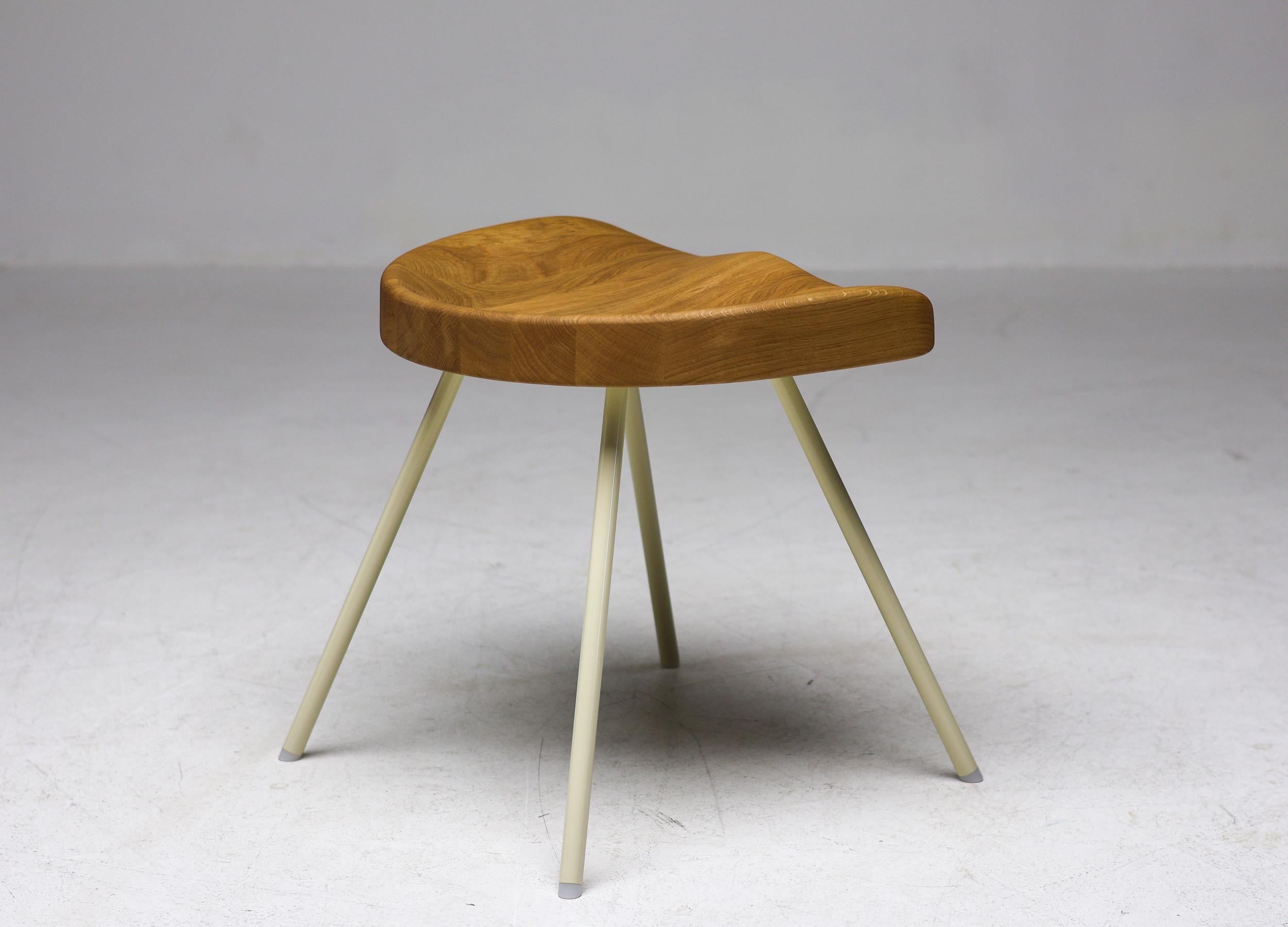 Mid-20th Century Tabouret 307 Stool by Jean Prouvé for Vitra For Sale