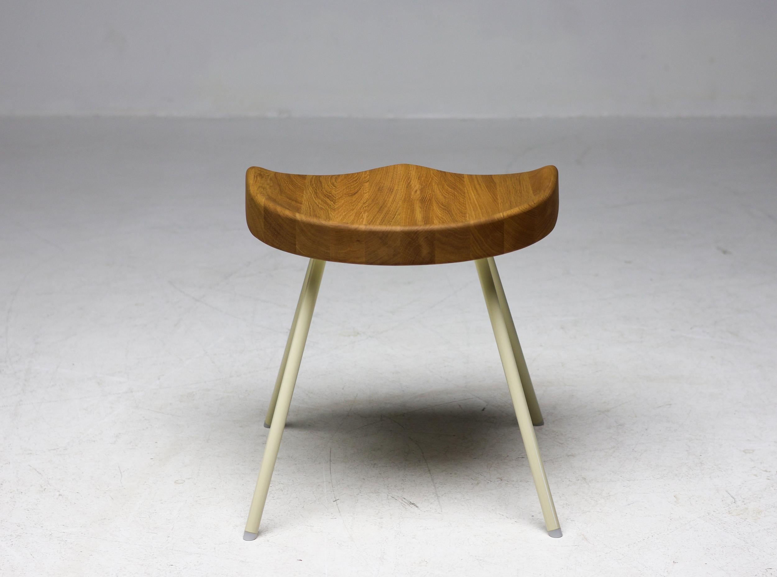 Steel Tabouret 307 Stool by Jean Prouvé for Vitra For Sale