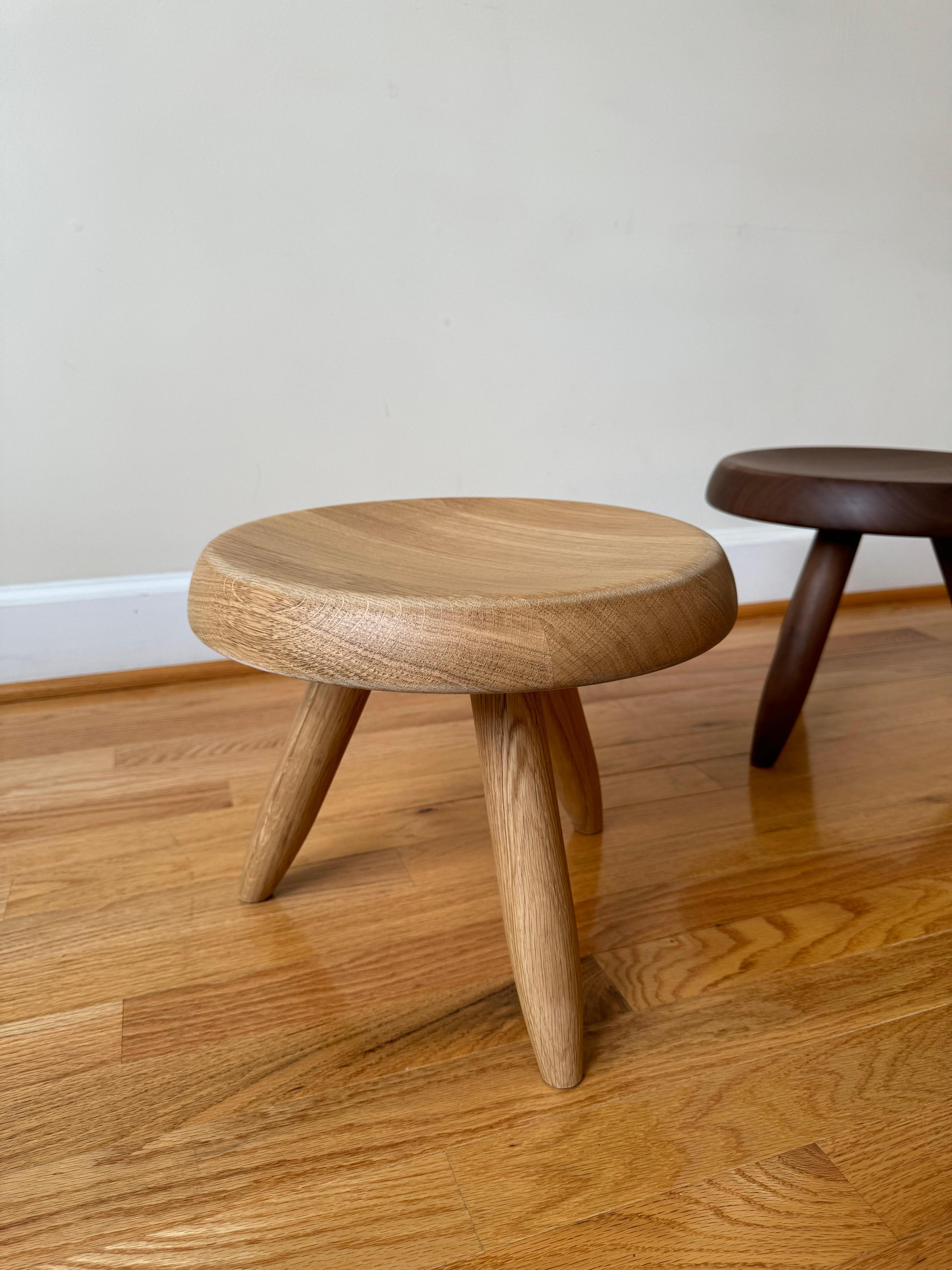 Tabouret Berger (Berger Stool) by Charlotte Perriand for Cassina In Excellent Condition For Sale In Centreville, VA