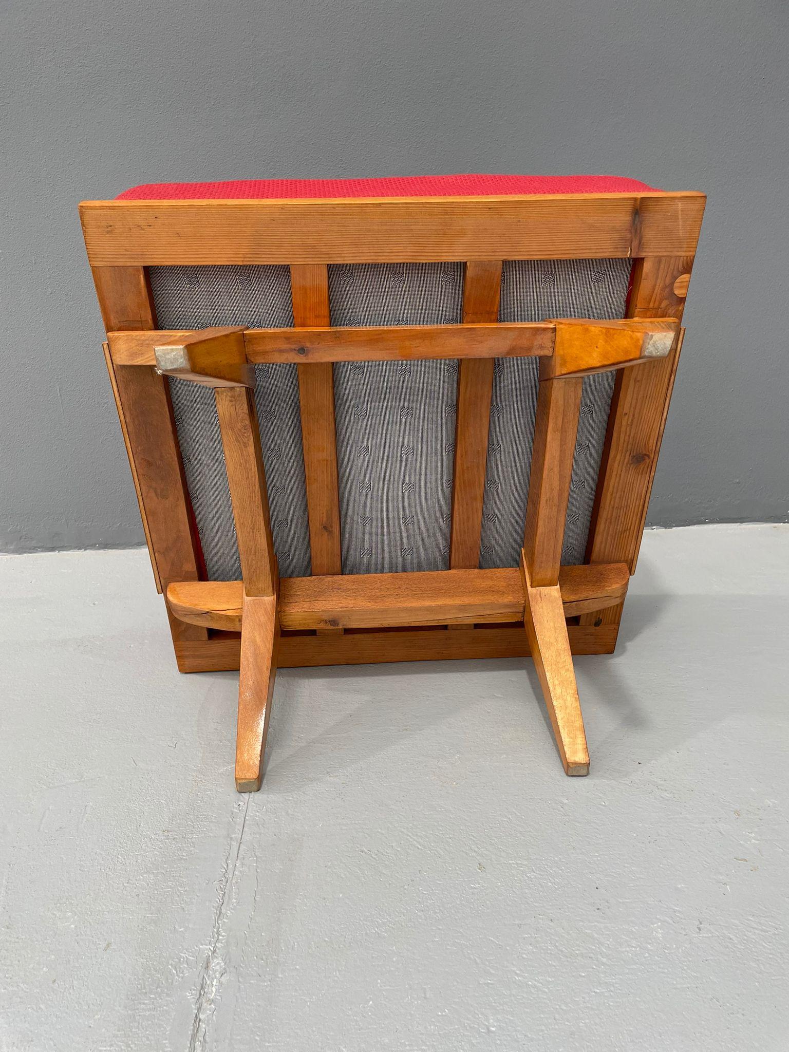 Tabouret de František Jirák para Tatra Nábytok, años 60 en venta 11