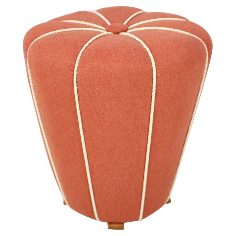 Tabouret Entworfen von Jindřich Halabala, 1950er Jahre im Angebot