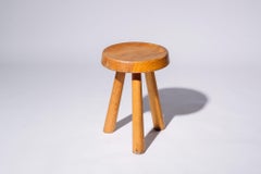Tabouret dit Massue by Charlotte Perriand for Les Arcs 1600, France, Circa 1966