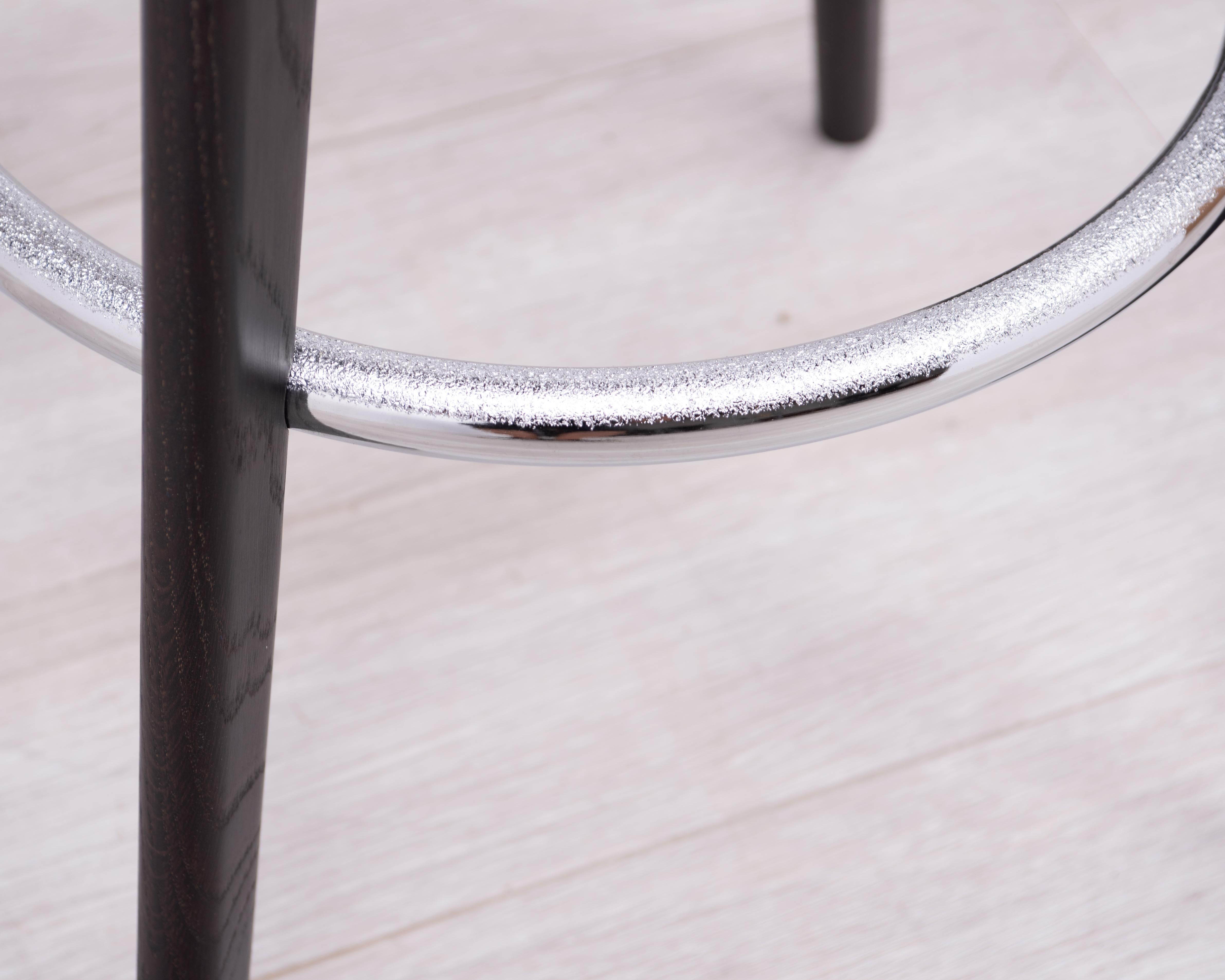 Tabouret Haut Jean Prouvé Bar Stool Vitra Dark Oak Unmarked a Set of 10 2