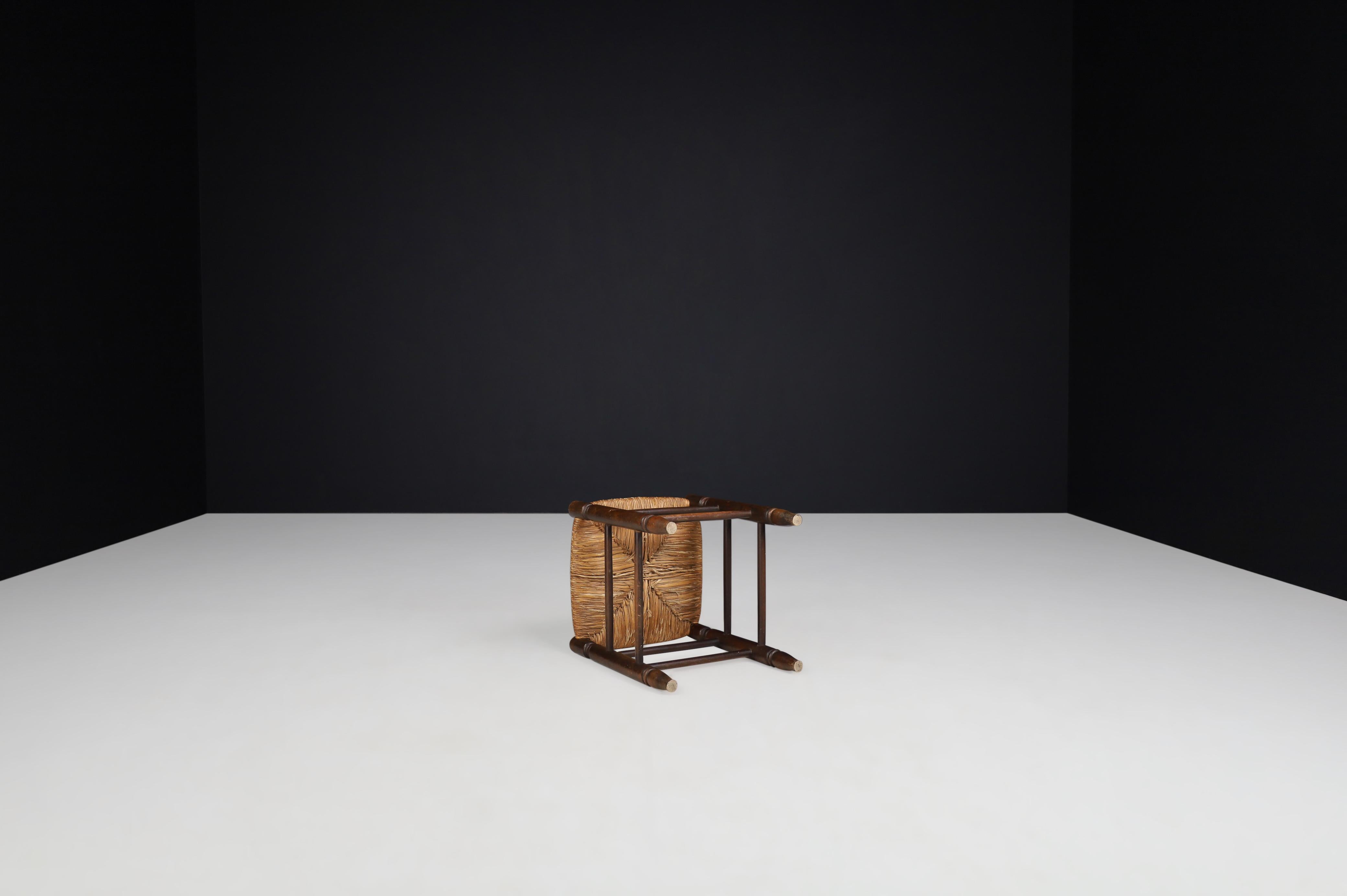 20th Century Tabouret in the Style of Charlotte Perriand, France, 1950s For Sale