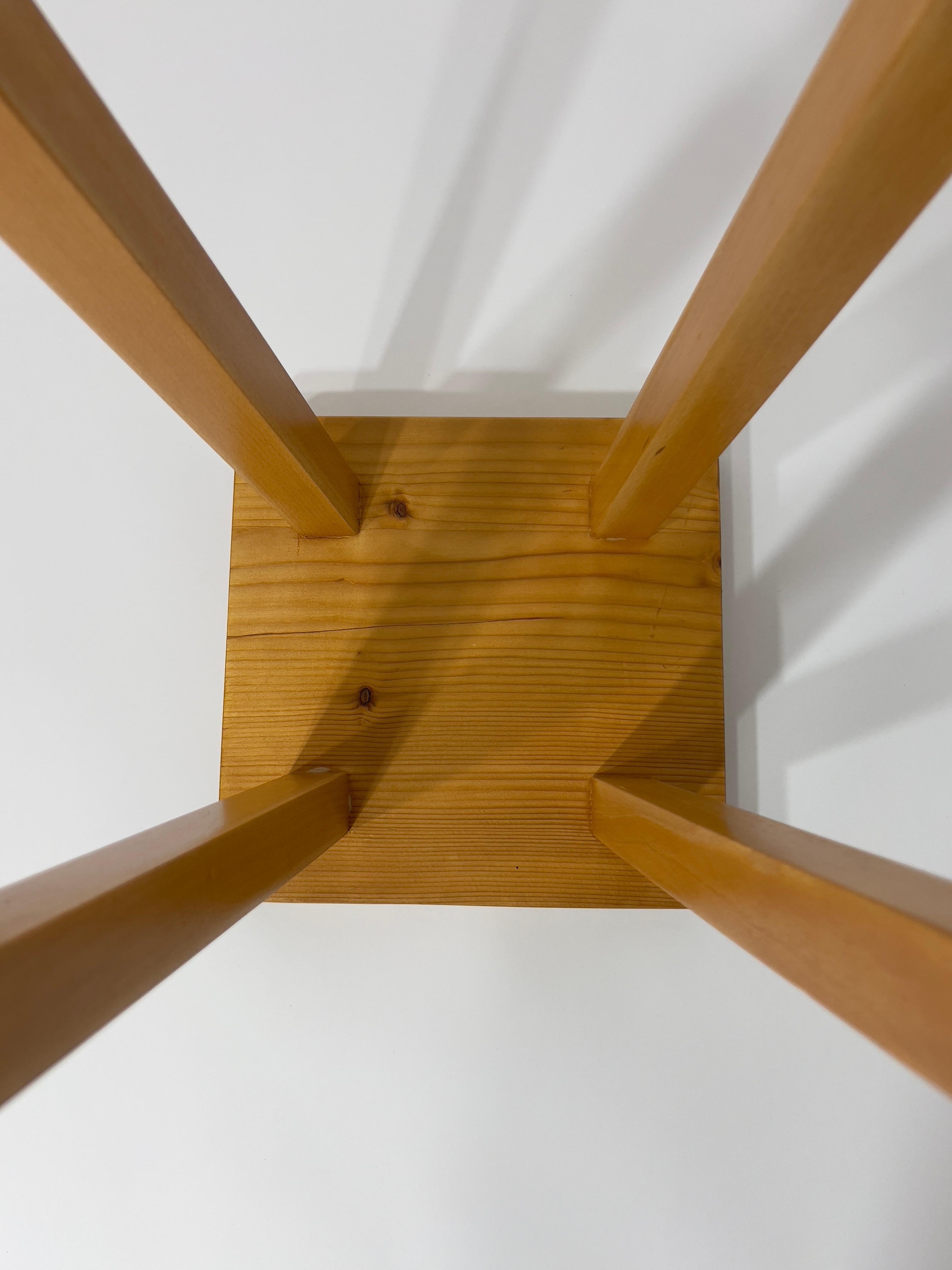 Tabouret Les Arcs 1800 Charlotte Perriand, 1960 im Angebot 3