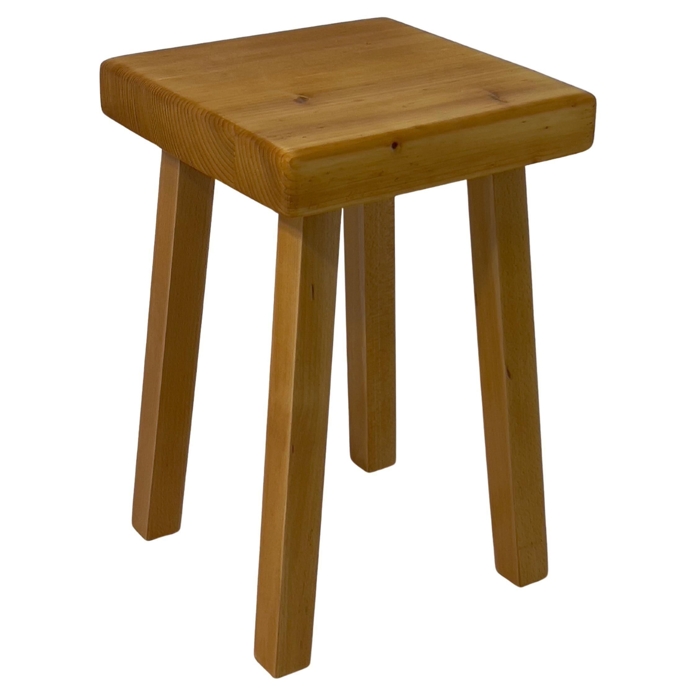 Tabouret Les Arcs 1800 Charlotte Perriand, 1960 im Angebot