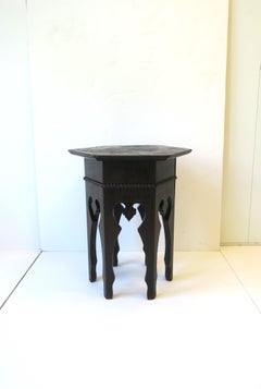 Tabouret Moroccan Moorish Drinks Side Table, circa Early 20th Century