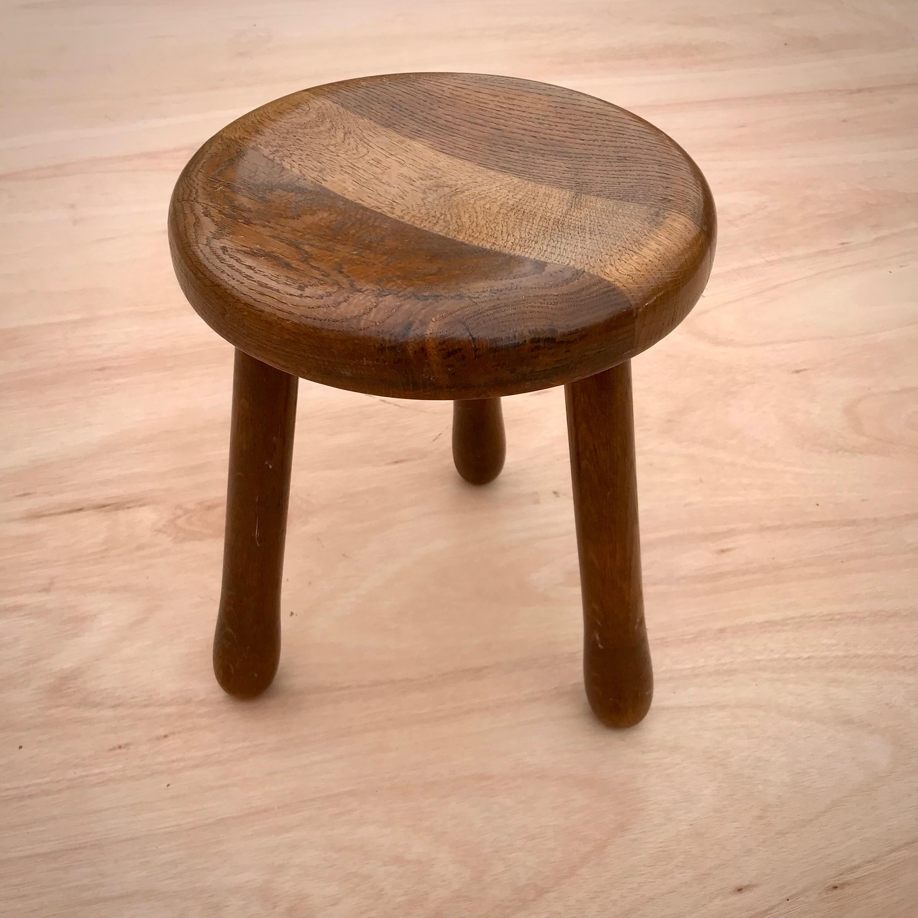 Quercia sgabello francese degli anni '40 in vendita