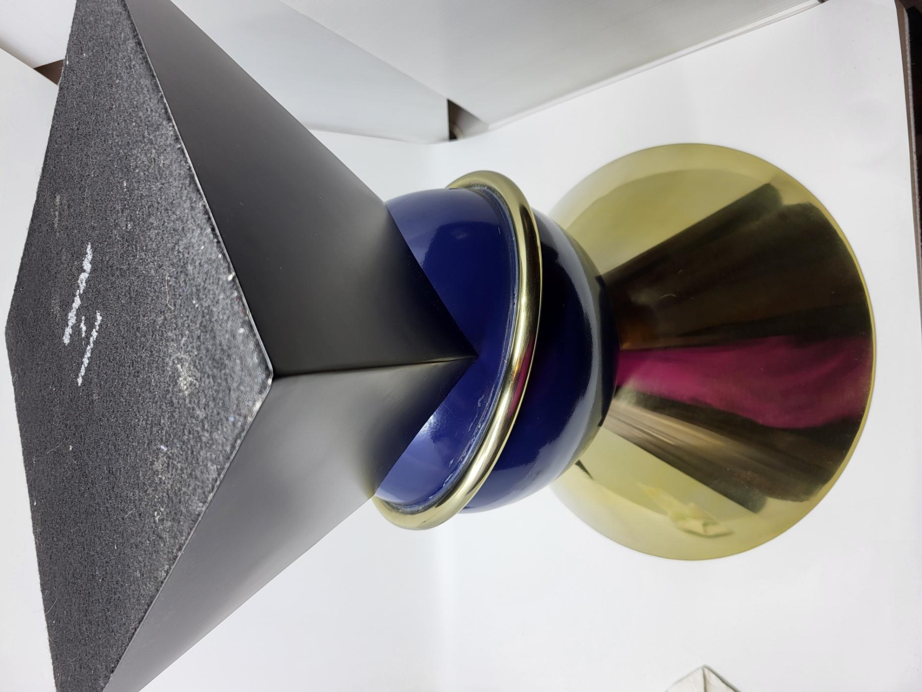 Tabouret Vincent Darré X Monoprix, Bleu, Noir, Doré, Francais Baroque Moderns 5