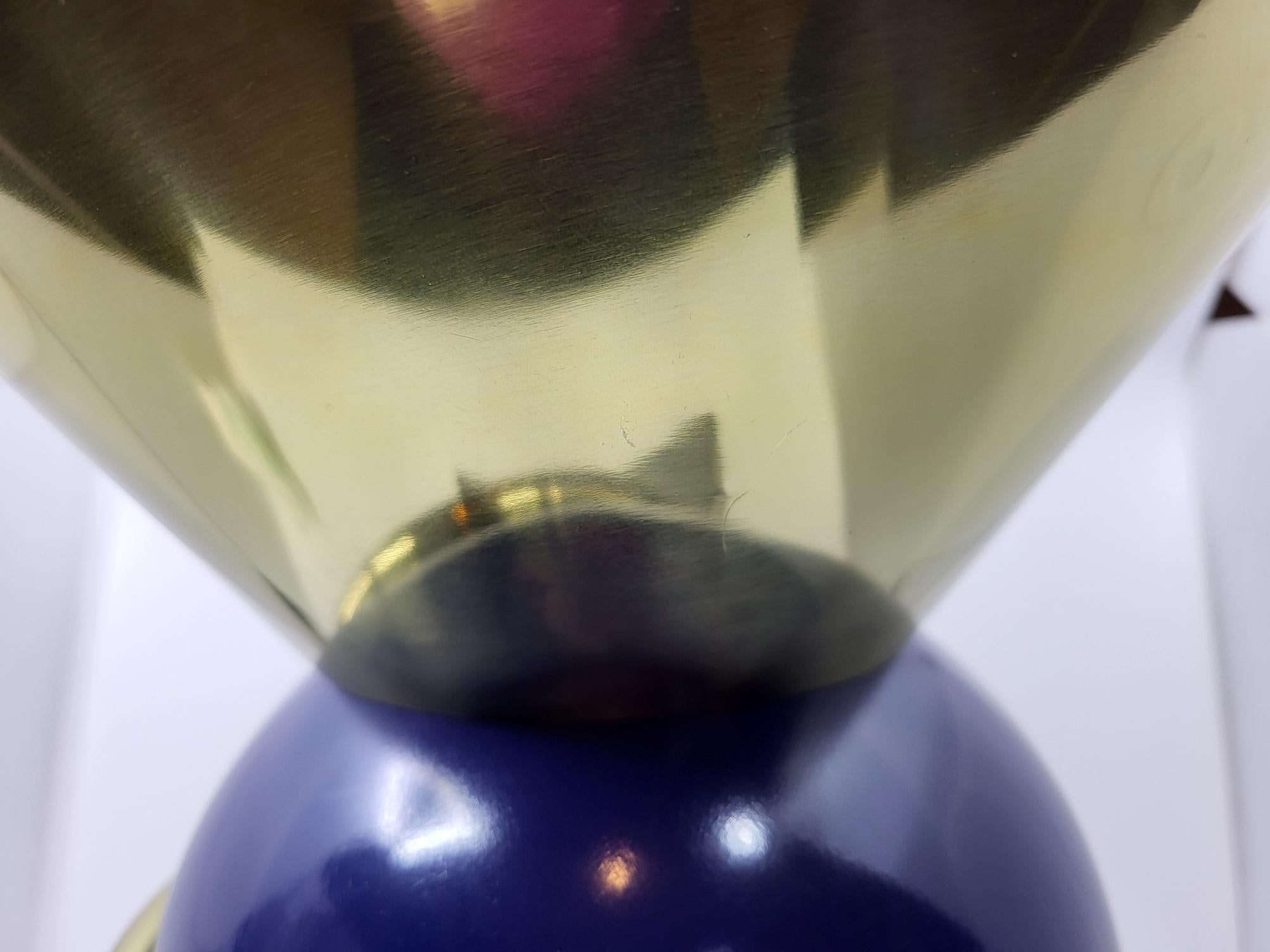 Tabouret Vincent Darré X Monoprix, Bleu, Noir, Doré, Francais Baroque Moderns 2
