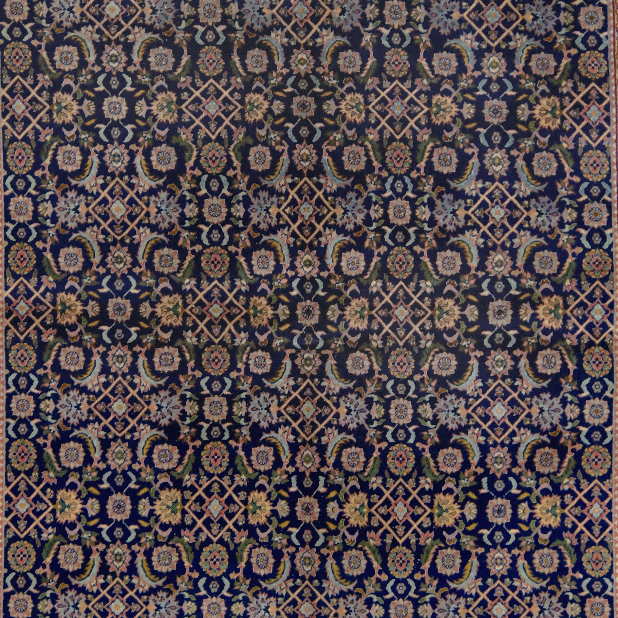 Persian Tabriz Carpet - Early 20th Century Vintage Carpet For Sale