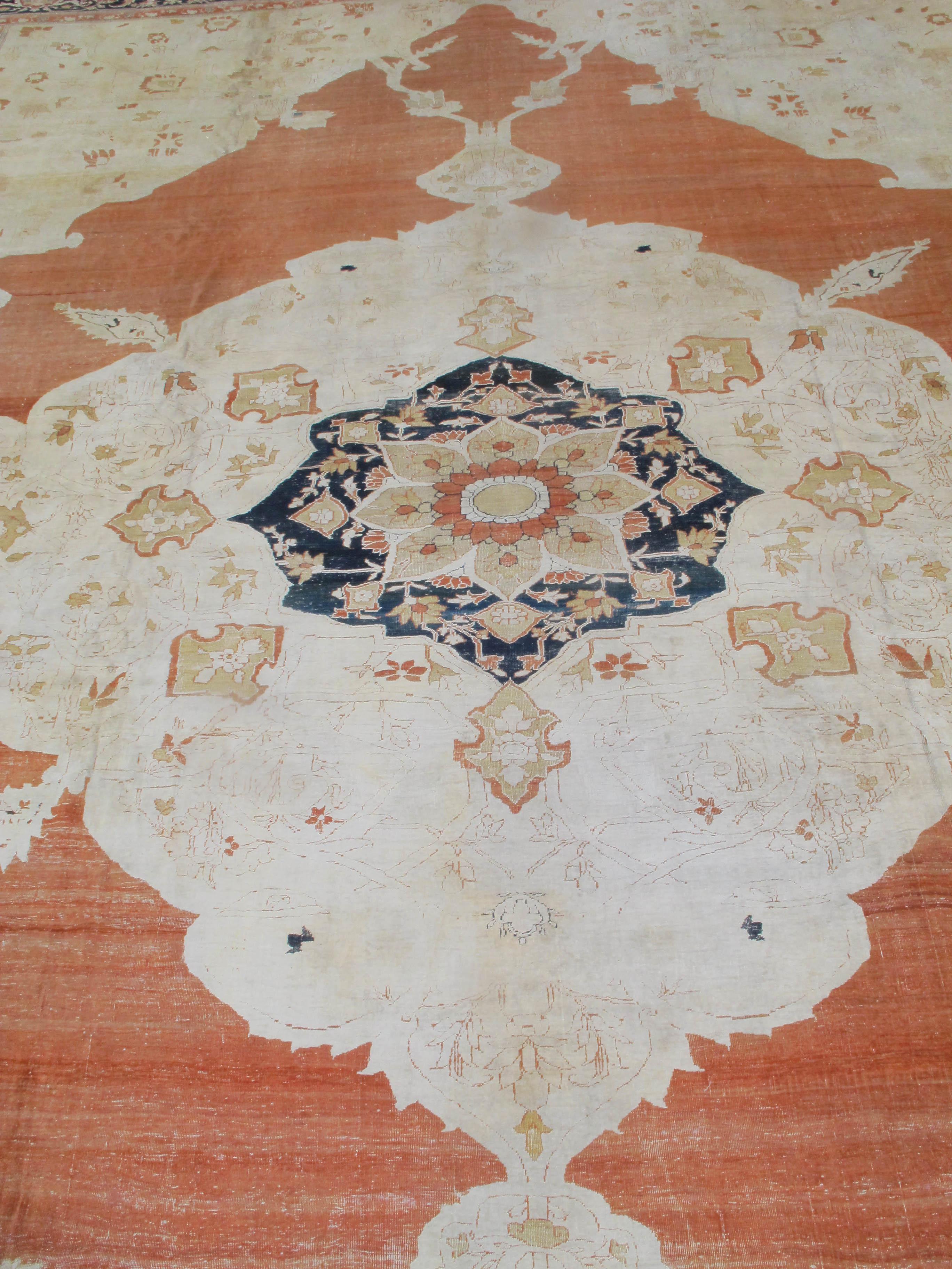 Antique Persian Tabriz Rug, Mid-19th Century

Additional Information:
Dimensions: 14'8