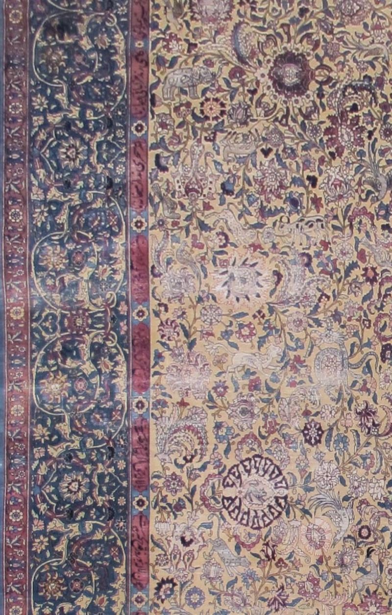 Tabriz Teppich (Handgeknüpft) im Angebot