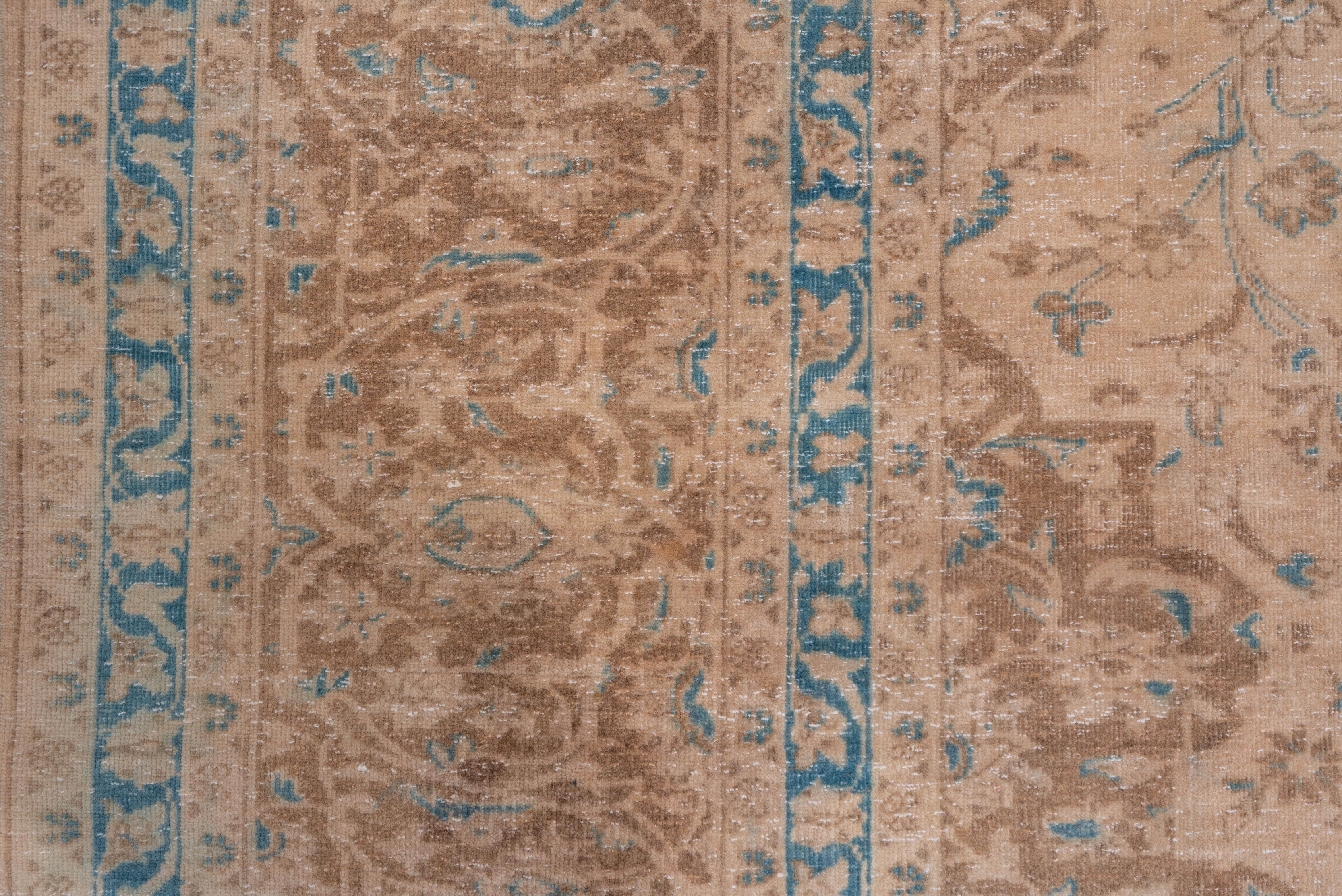 Wool Tabriz Carpet, Soft Palette, circa 1920s For Sale