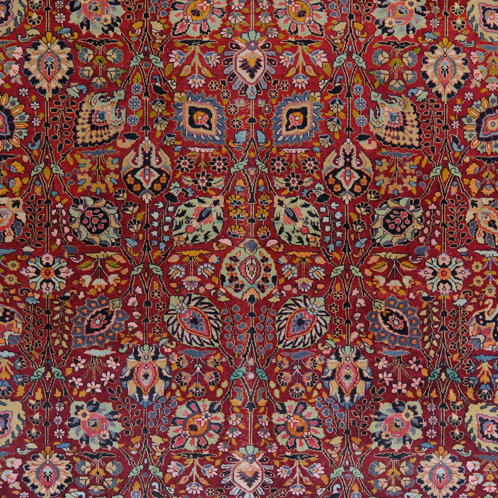 Persian Tabriz Carpet - Vintage Carpet For Sale