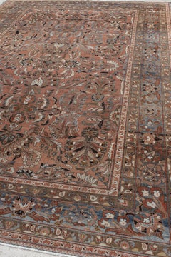Tabriz Carpet with Allover Herati and Palmette Design