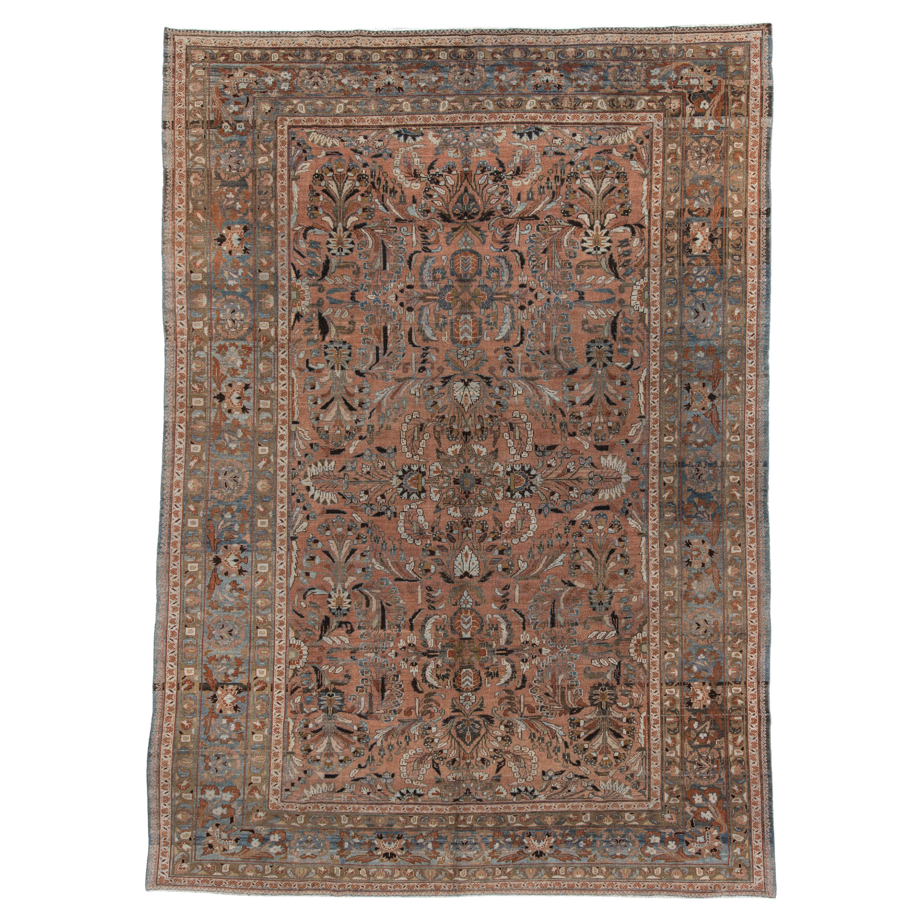 Tappeto Tabriz con disegno Herati e Palmette a tutto campo in vendita