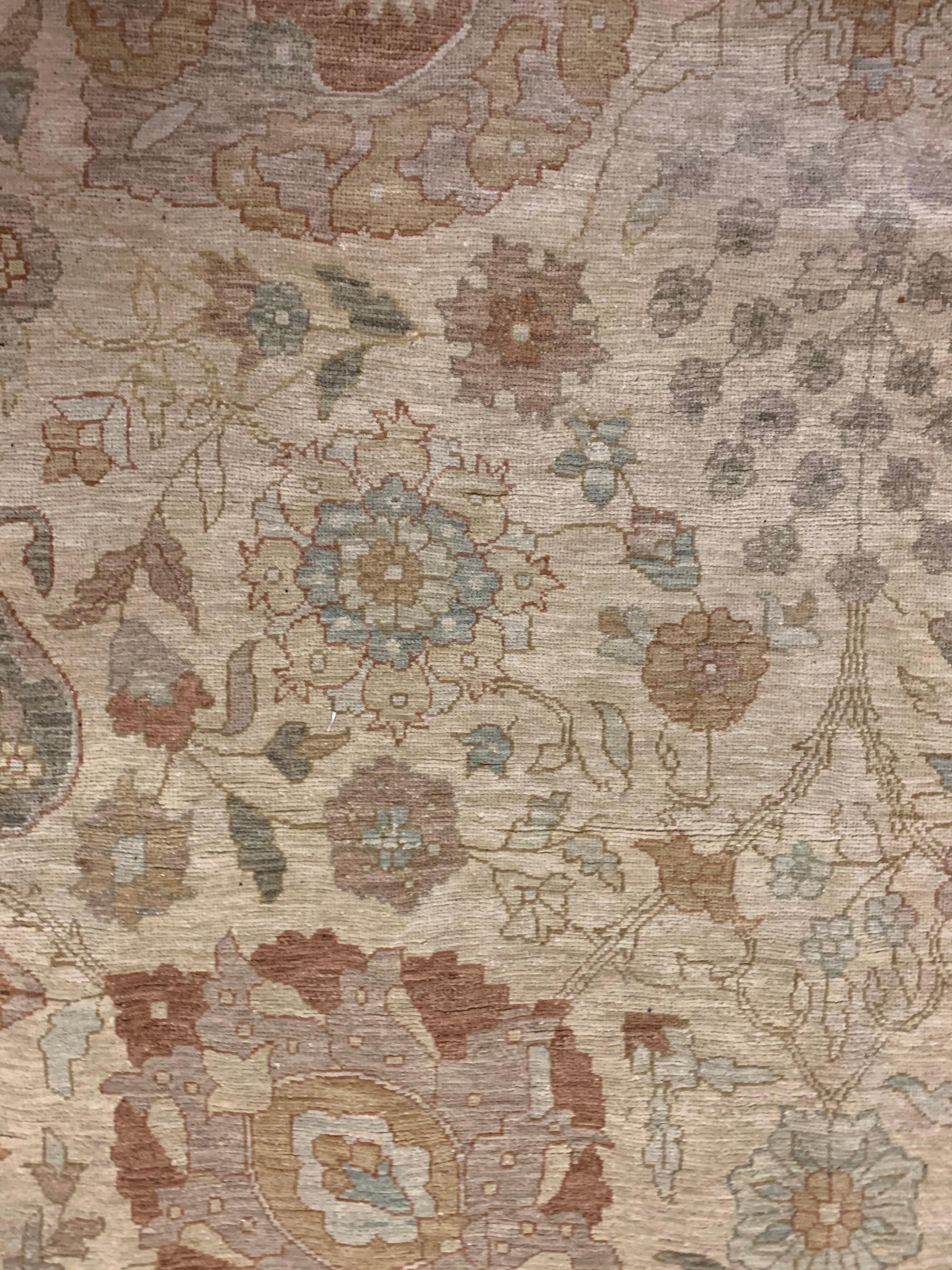 Tabriz  Design Oversize Rug  13' x 23'9 For Sale 2