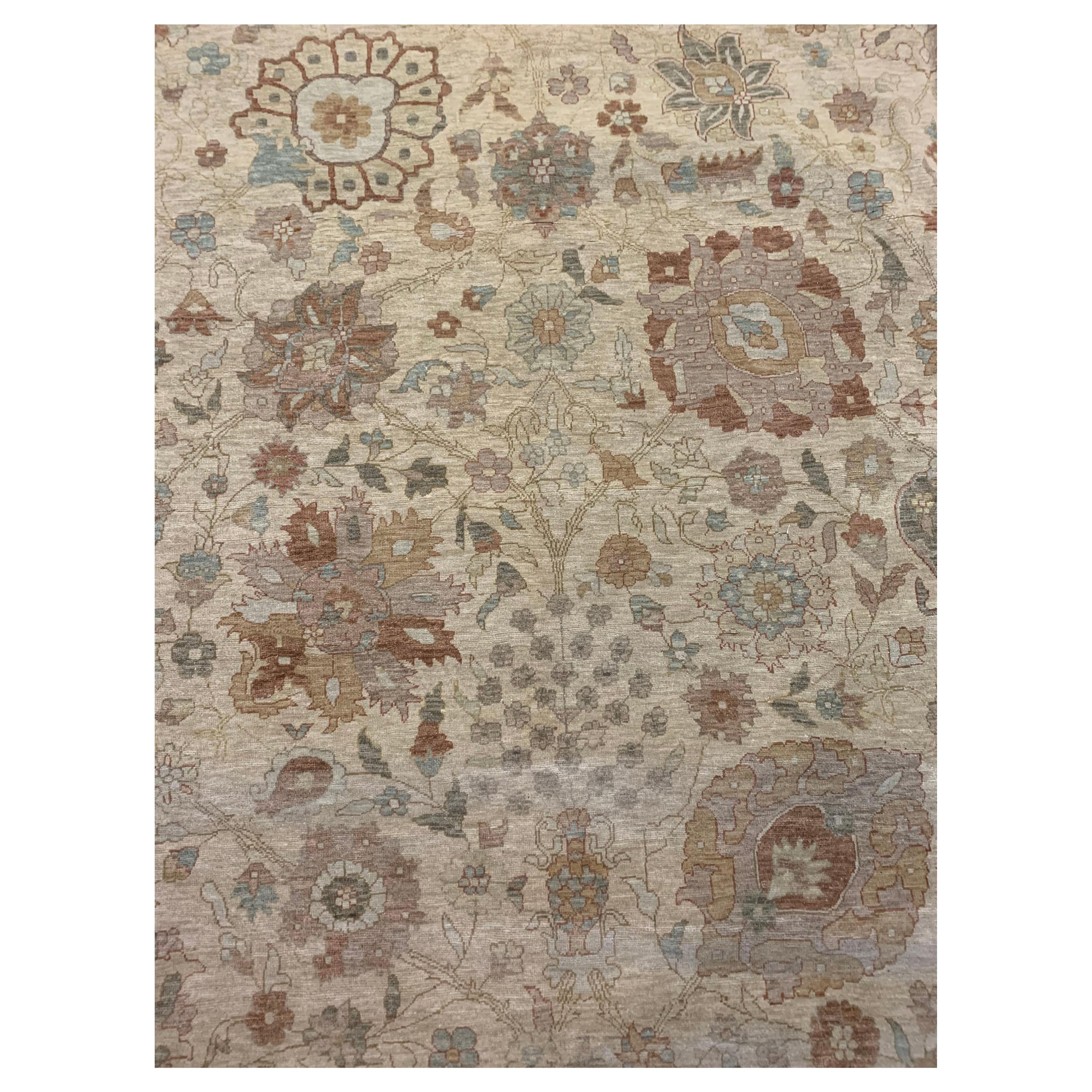 Tabriz Design Oversize Rug 13' x 23'9 For Sale at 1stDibs