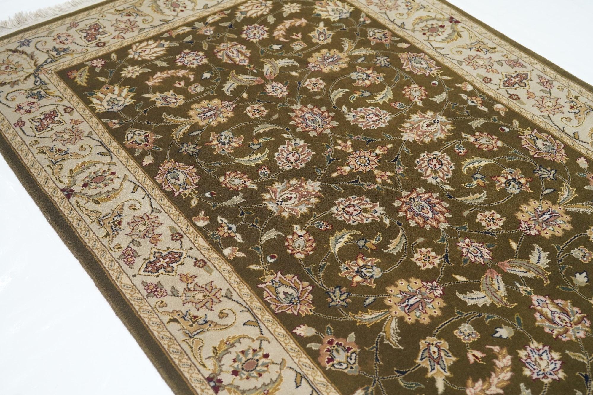 Tappeto Tabriz Design 3'9'' x 5'9'' in vendita 1