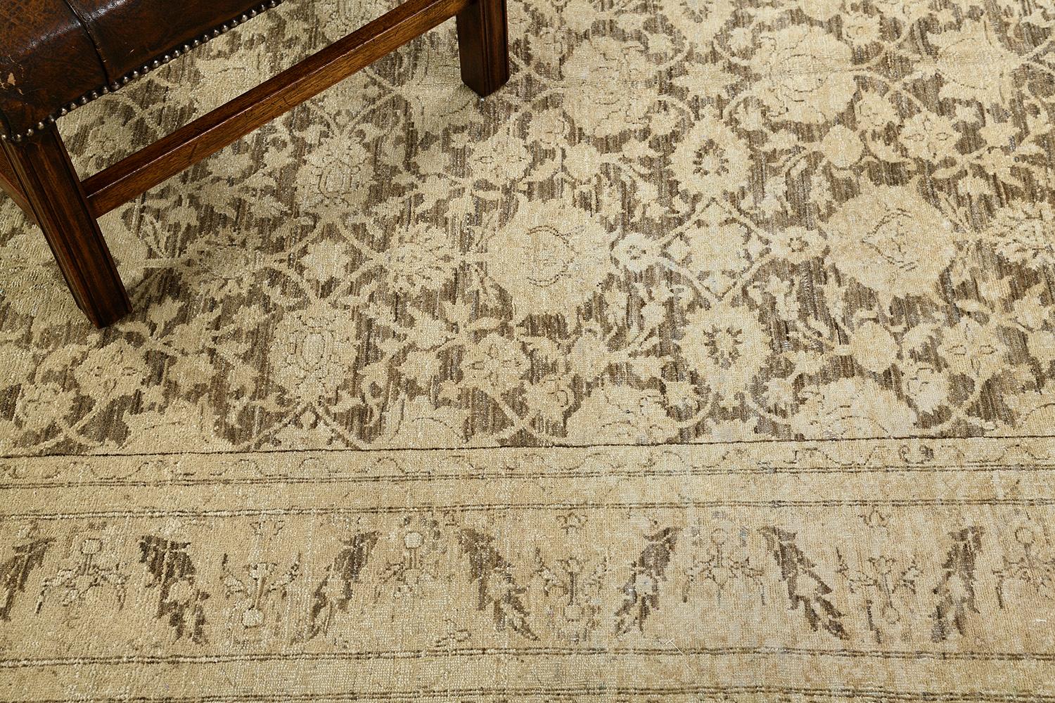 Resurgimiento del estilo Tabriz Hadji Jalili Anudado a mano en venta