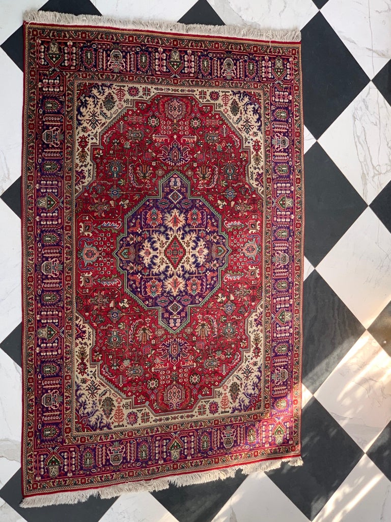 Tabriz Oriental Rug For Sale at 1stDibs