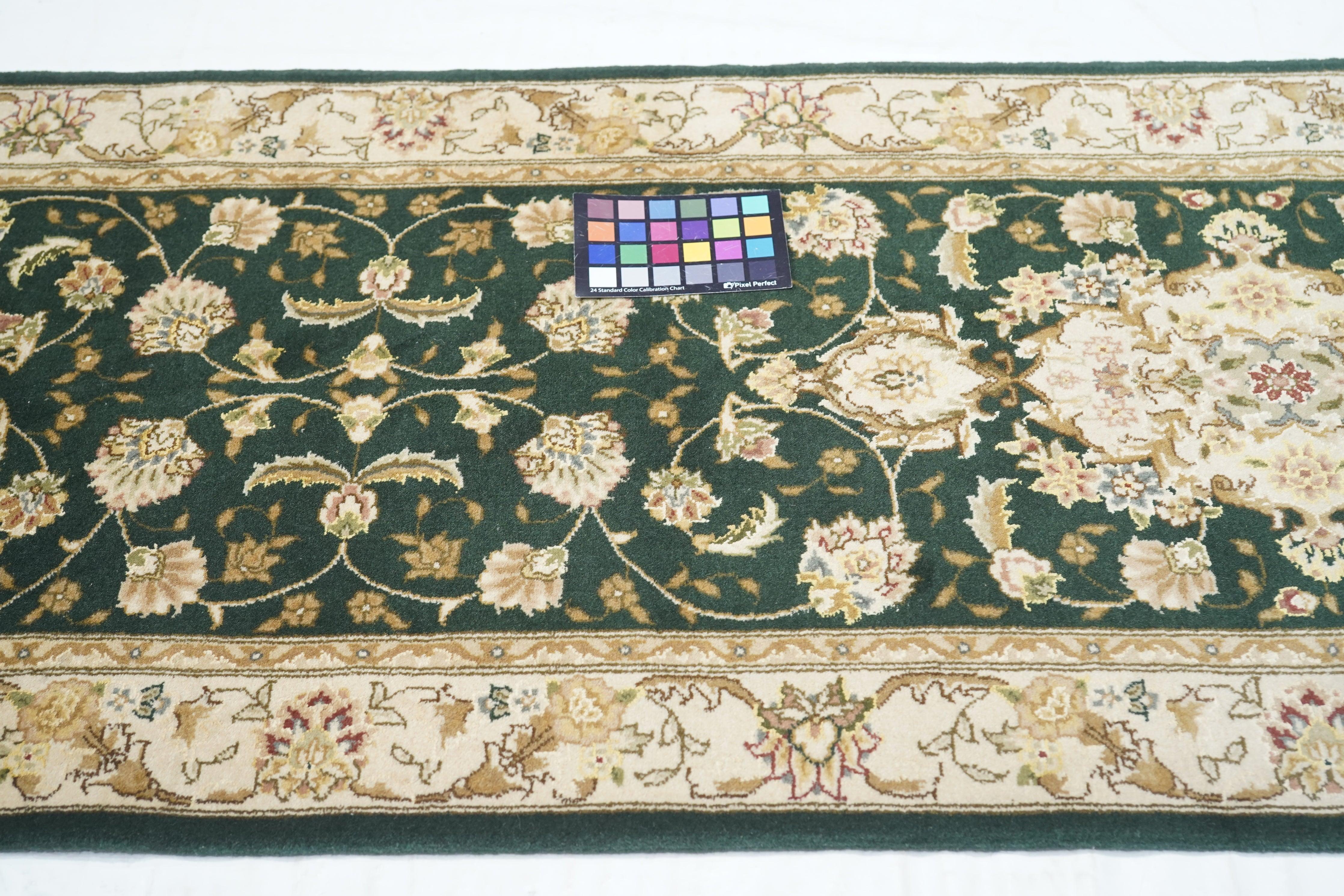 Lana Tappeto Tabriz in lana dal design persiano 2'3'' x 10'0'' in vendita
