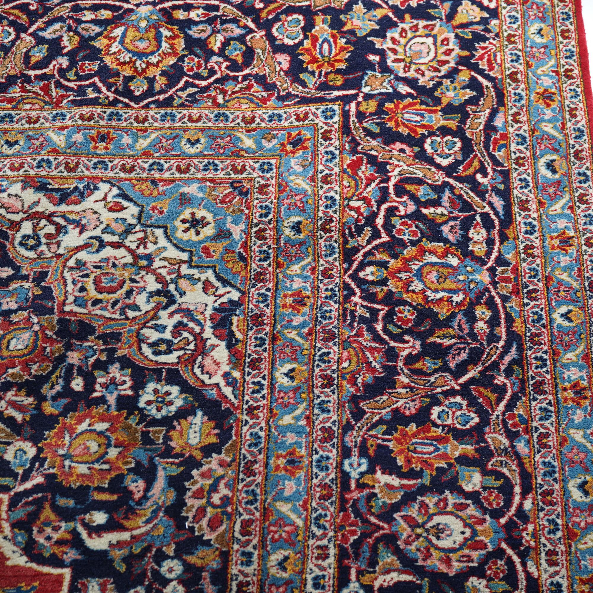 Tabriz Persian Oriental Room Size Wool Rug Circa 1950 For Sale 8