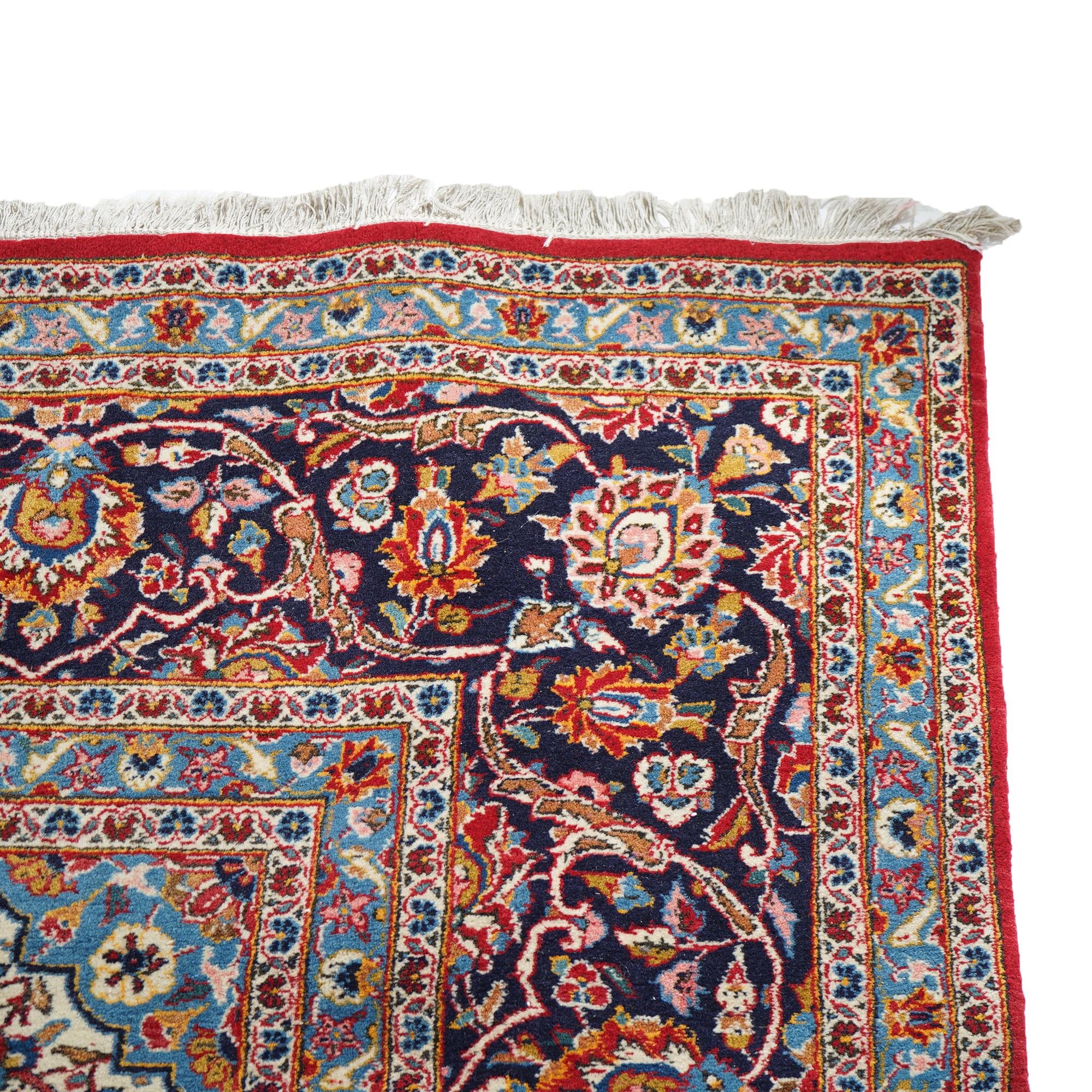 Tabriz Persian Oriental Room Size Wool Rug Circa 1950 For Sale 9