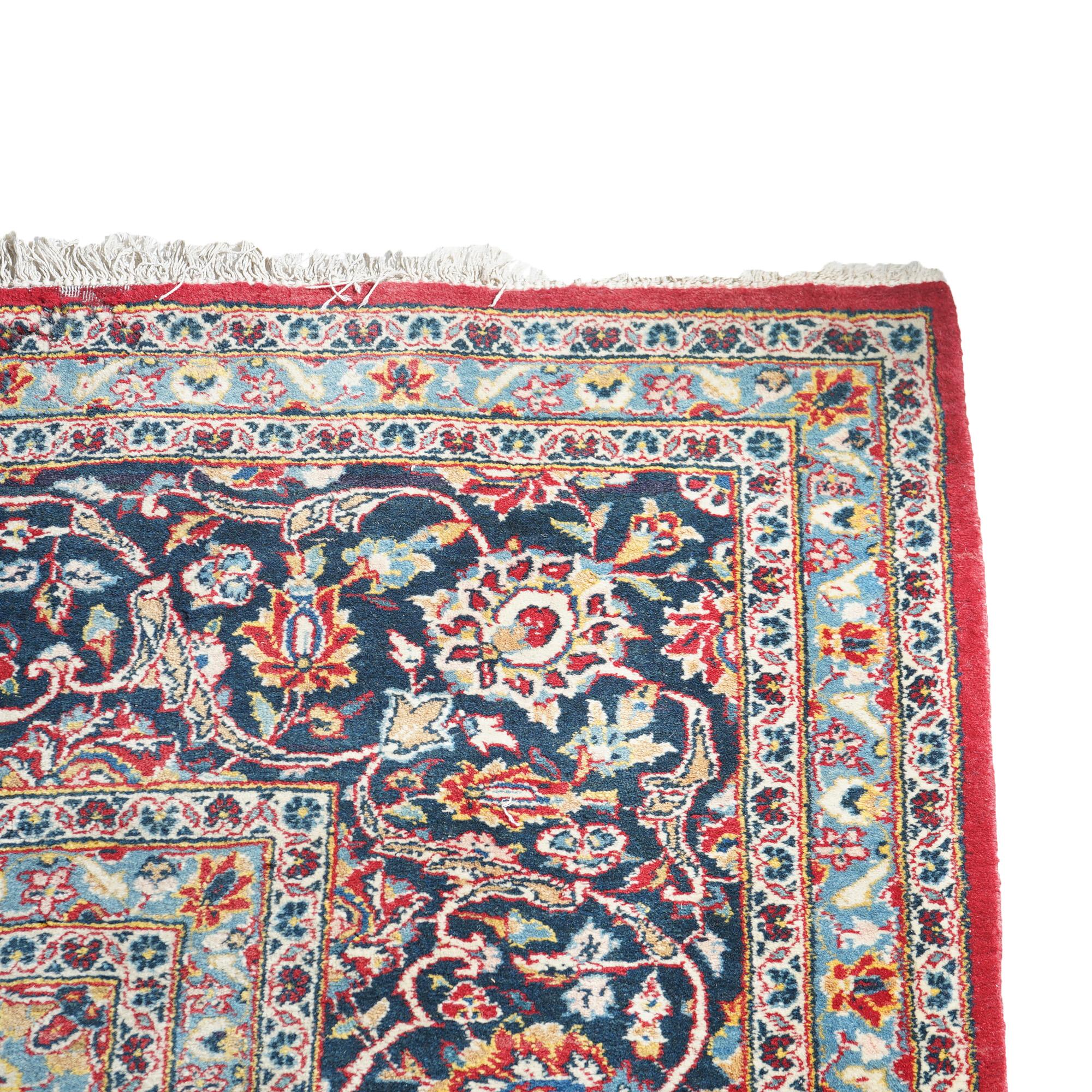 Tabriz Persian Oriental Room Size Wool Rug Circa 1950 For Sale 14