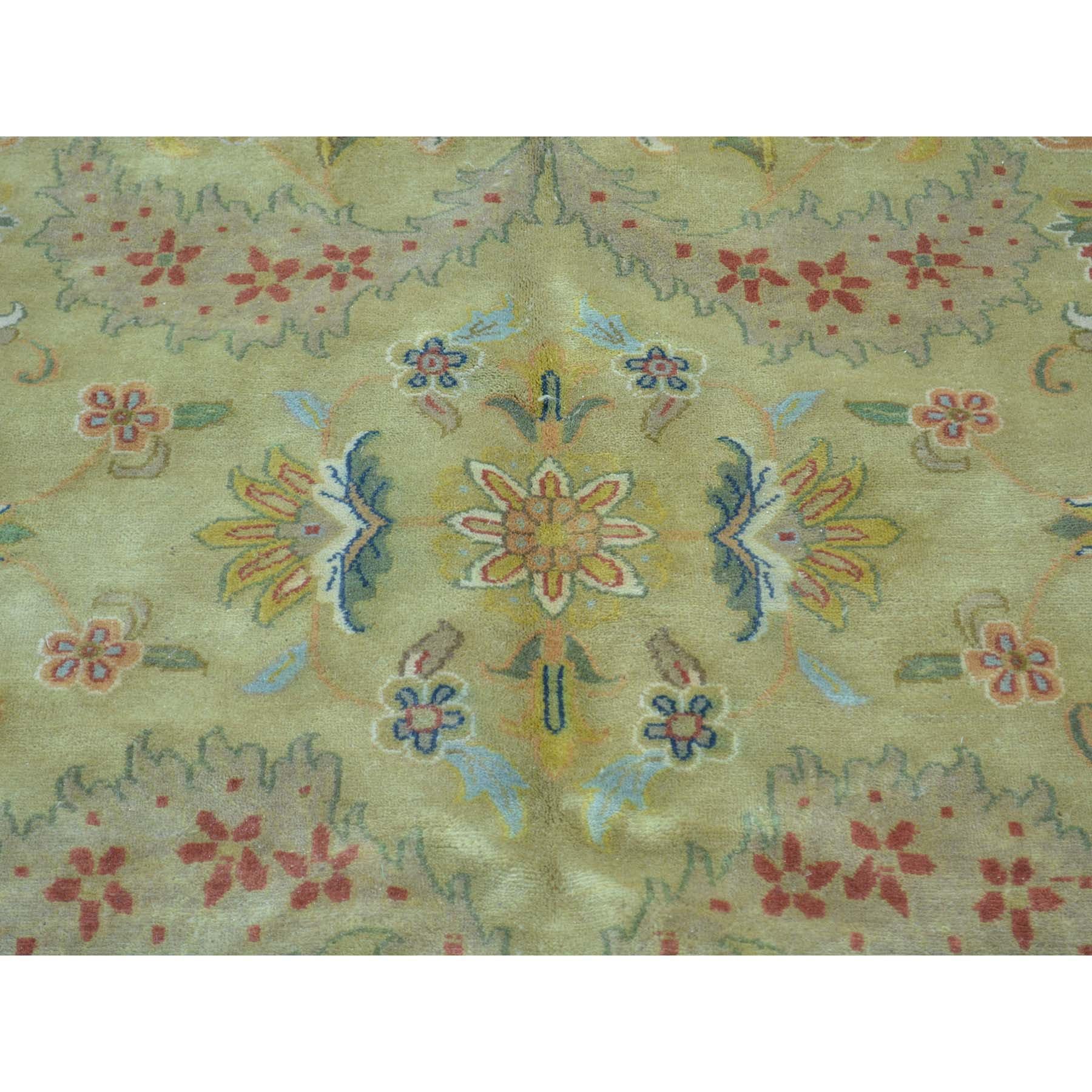Hand-Knotted Tabriz Revival 300 KPSI Oversize Hand Knotted Oriental Rug
