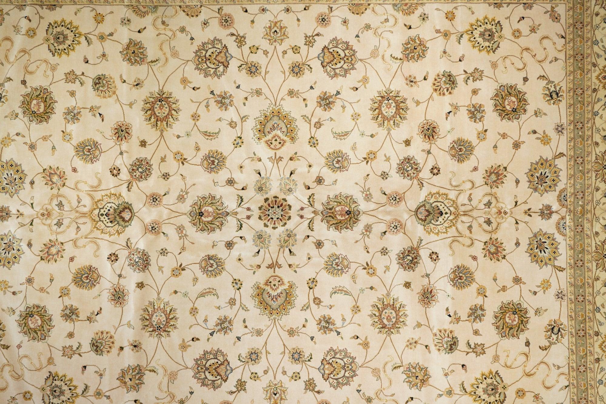 Pakistano Tappeto Tabriz 12'0'' x 15'0'' in vendita