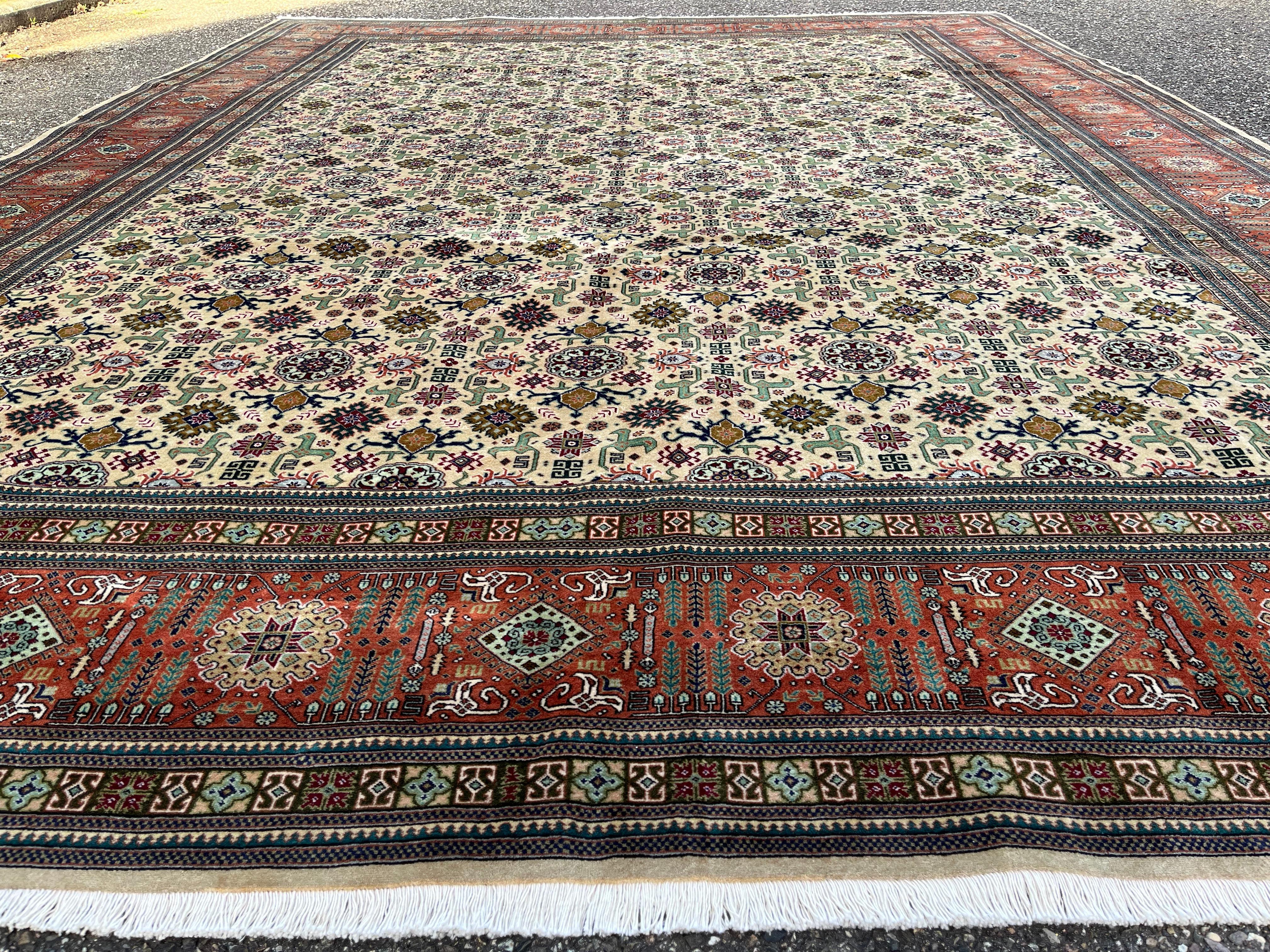 Tabriz-Marand carpet 50 Raj around 1970, signed by the weaver 