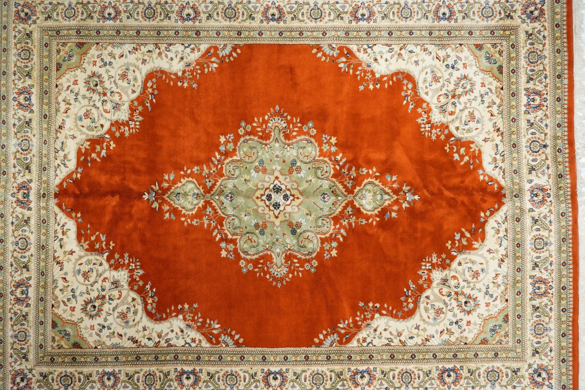 Indiano Tappeto Tabriz 8'10'' x 11'10'' in vendita