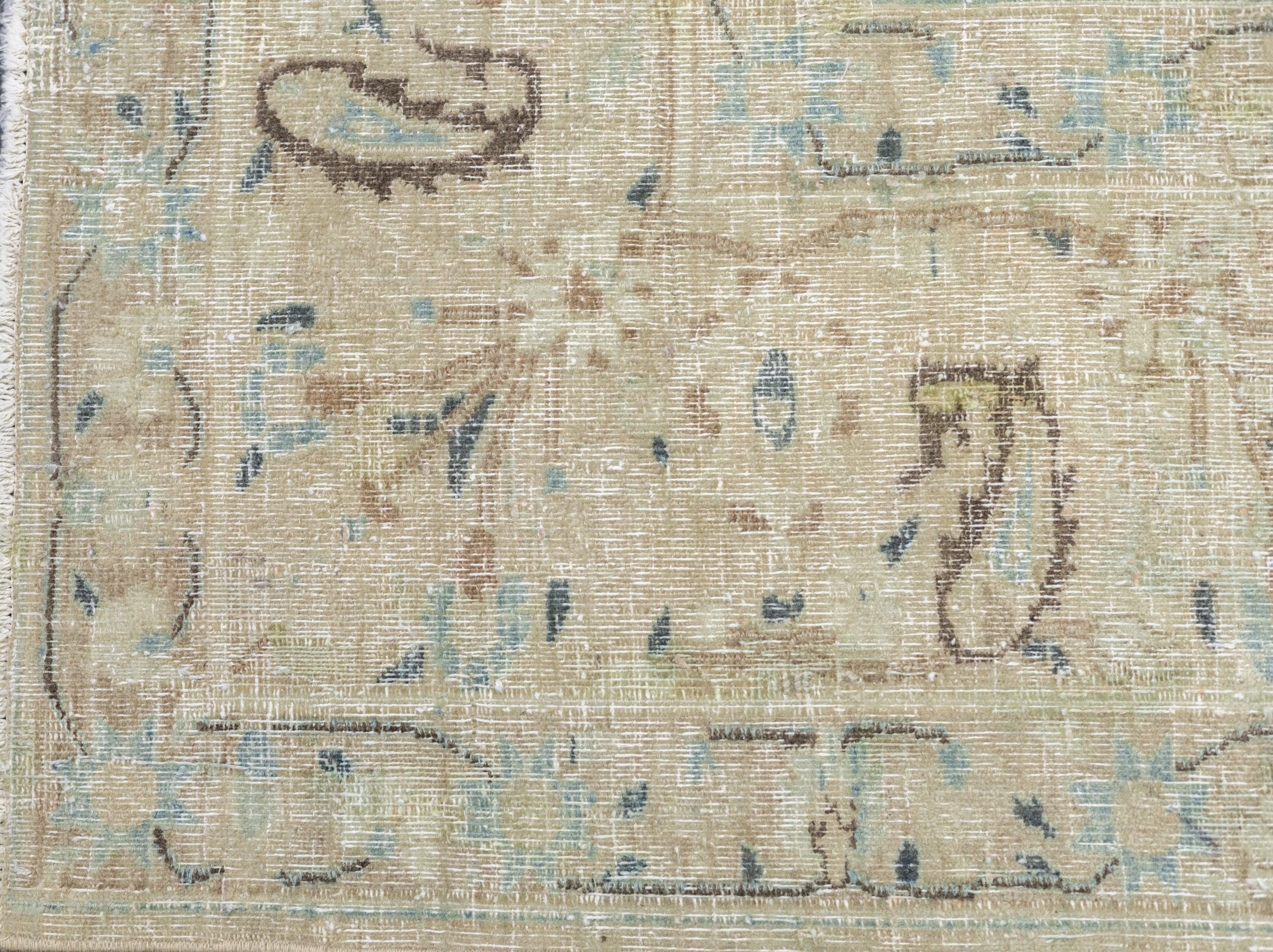 Tapis Tabriz 8'8'' x 11'7'' en vente 3