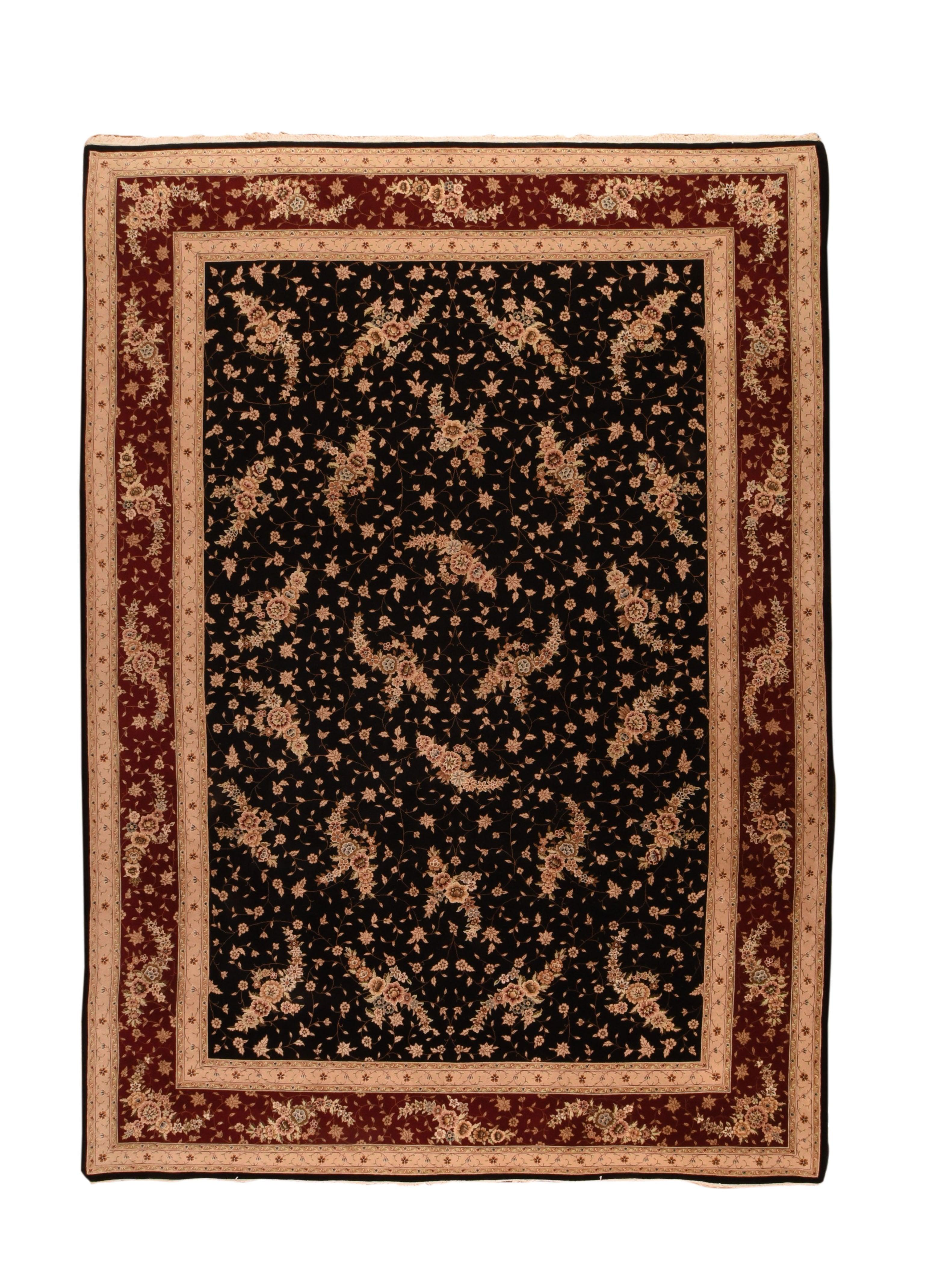 Persiano Tappeto Tabriz 9'9'' x 13'9'' in vendita