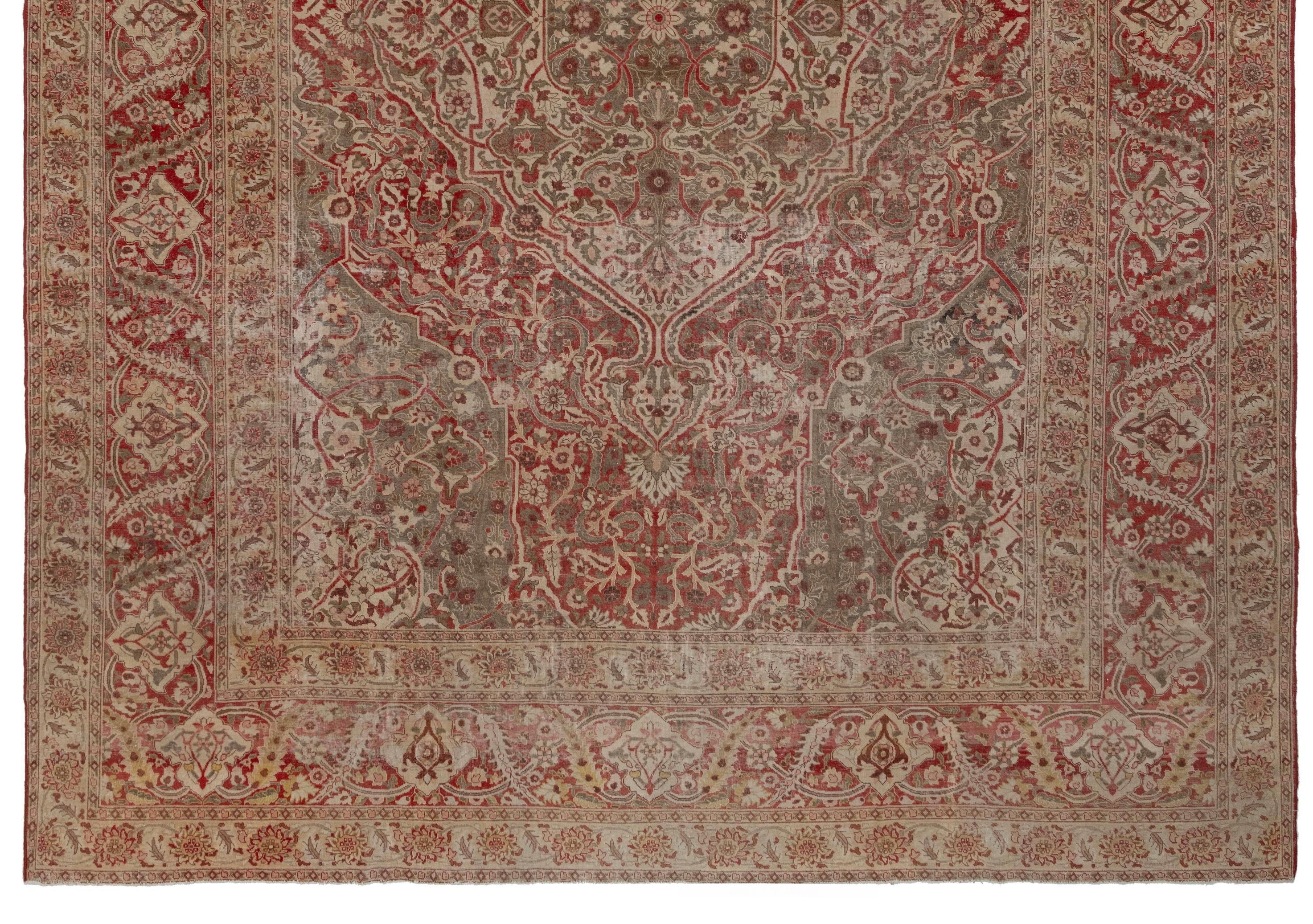 Tabriz is a city located in north west Iran and is known as a general category of Persian Rugs. These rugs played a significant role in the development of traditions and decorative arts in this region. Rug making is an art form passed on from
