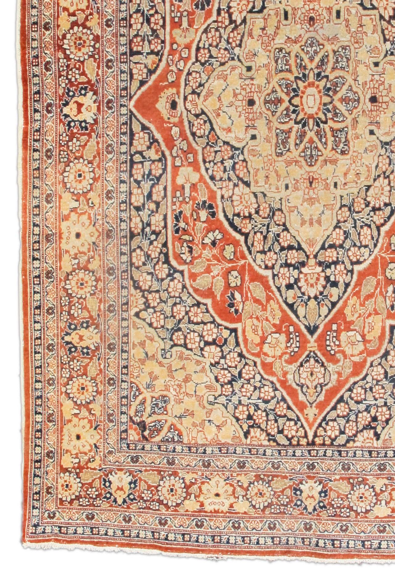 Persian Tabriz rug For Sale