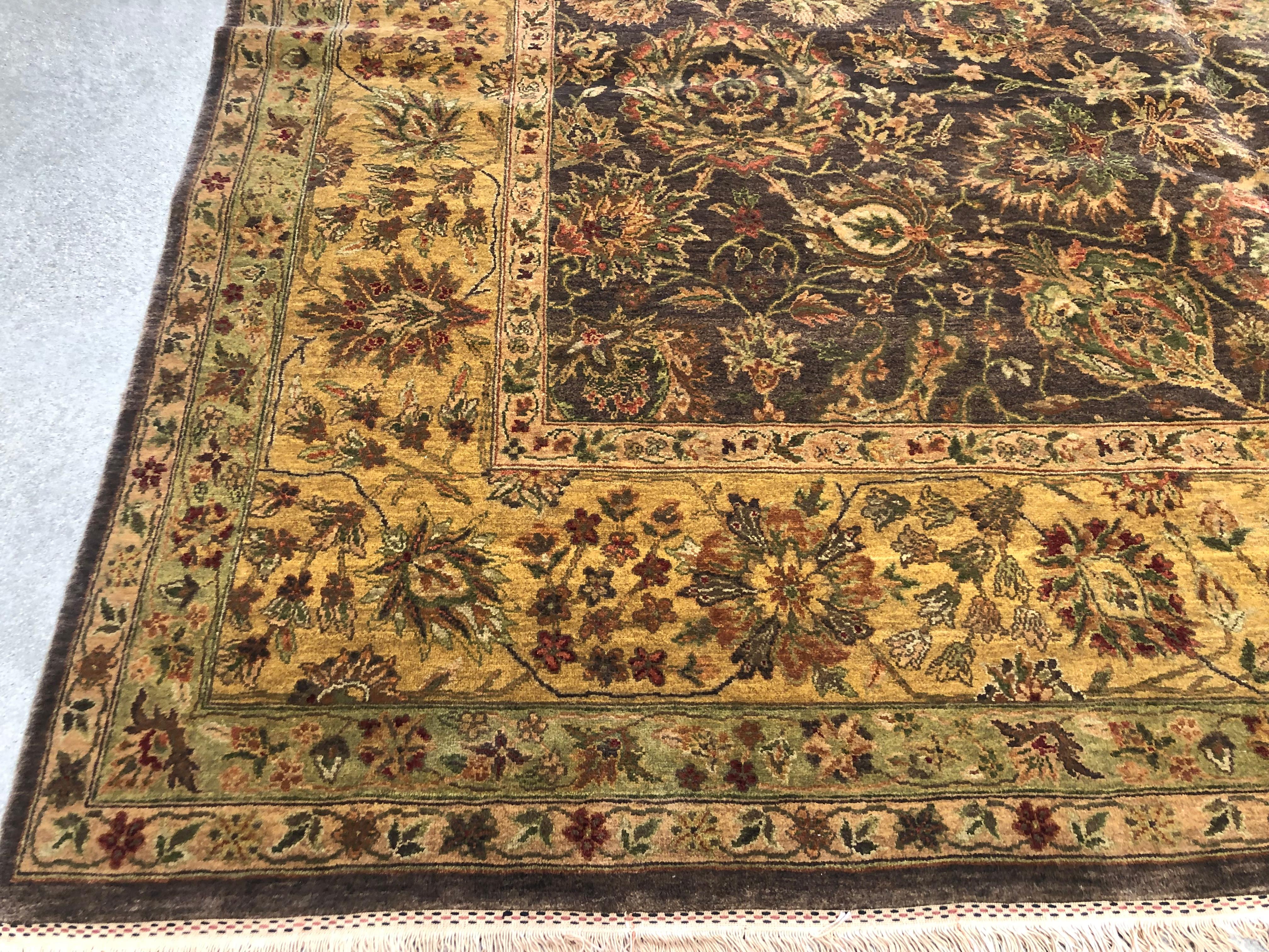 Hand-Knotted Tabriz Rug For Sale